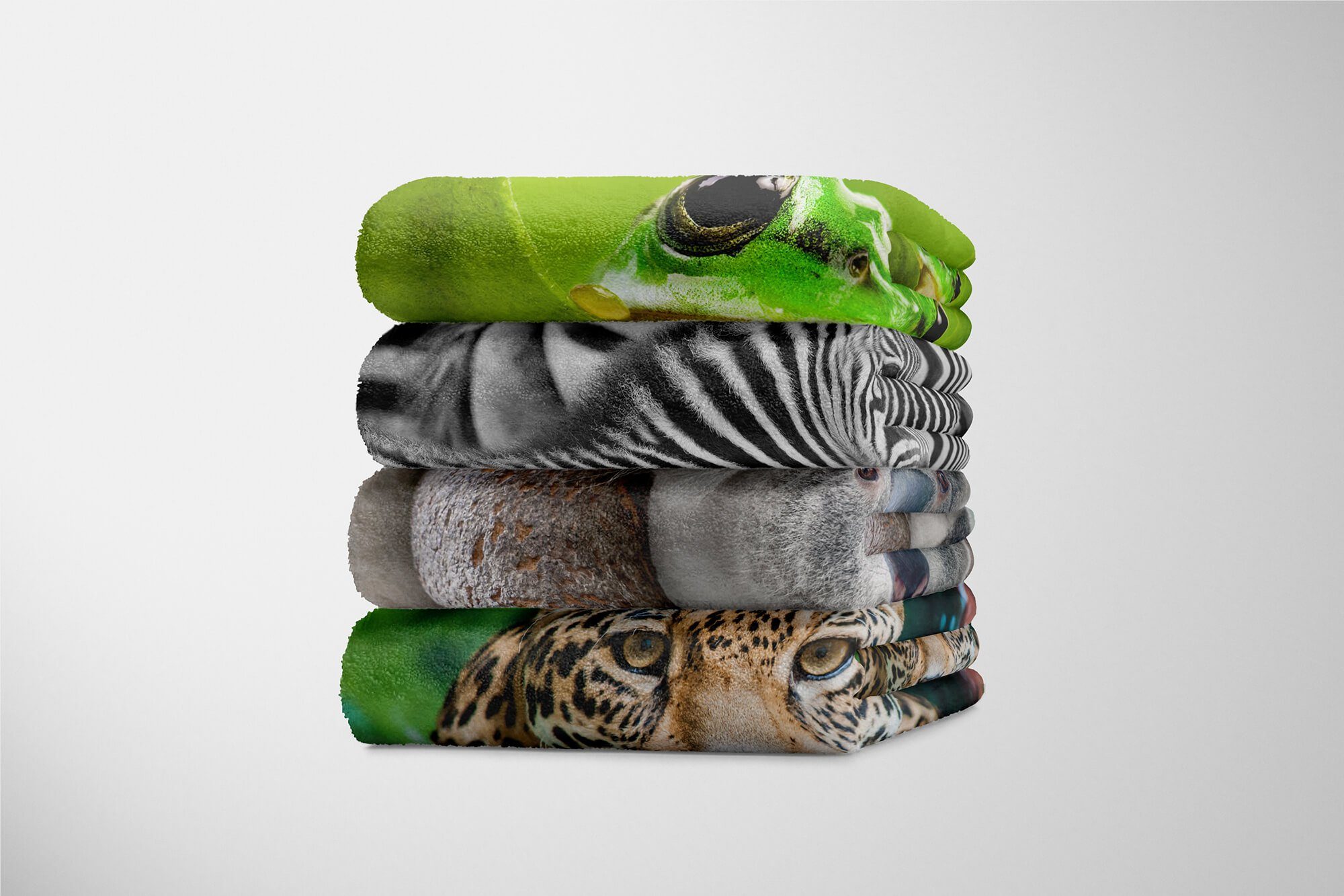 Handtuch (1-St), Koala Saunatuch Kuscheldecke Aus, Art Handtuch Strandhandtuch Koalabär Handtücher mit Tiermotiv Baumwolle-Polyester-Mix Sinus