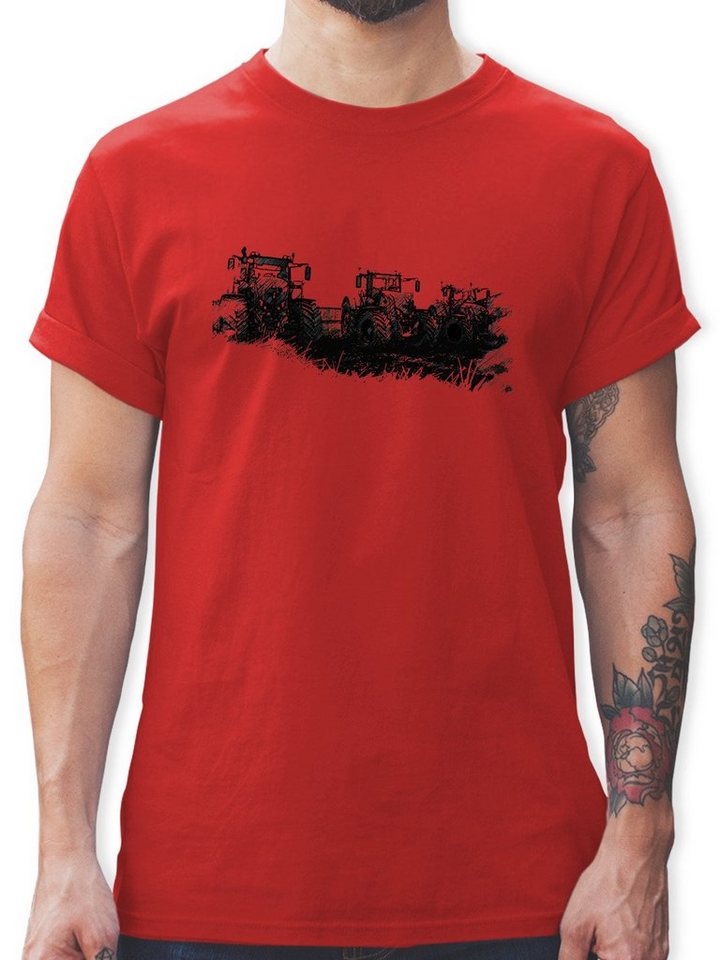 Shirtracer T Shirt Traktoren Wiese Landwirt Herren Premium T Shirt T Shirts Shirt Traktor Herren Online Kaufen Otto