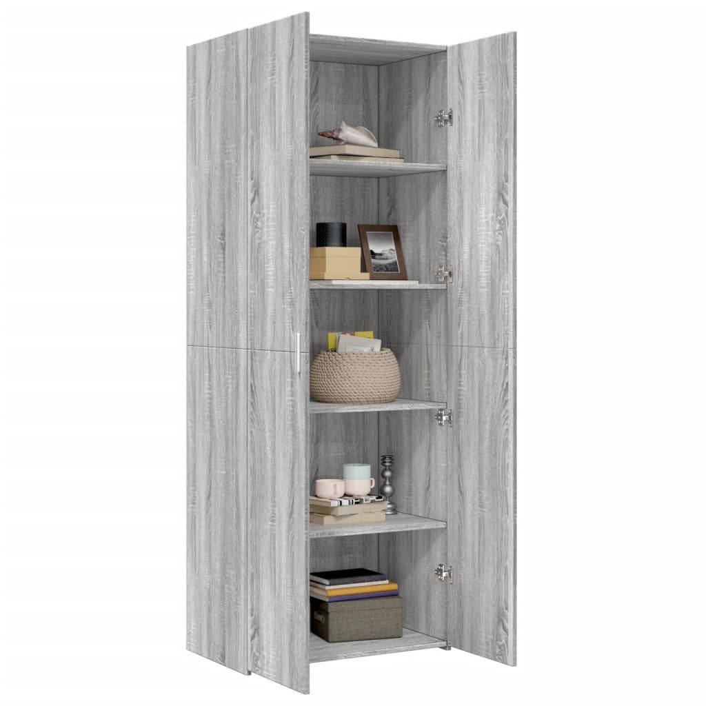 vidaXL Highboard Highboard Grau Sonoma 70x42,5x185 günstig online kaufen