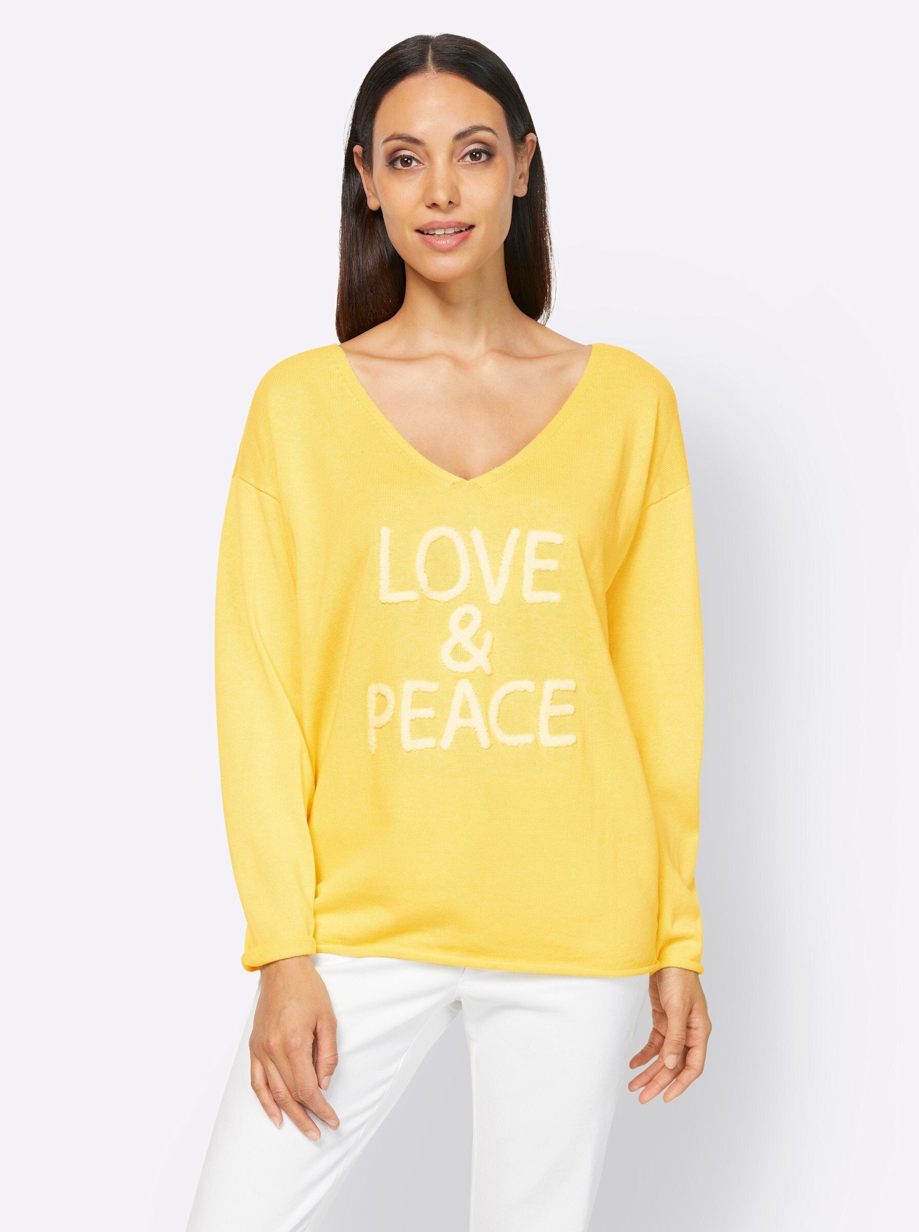 Strickpullover Pullover Langarm Feinstrick