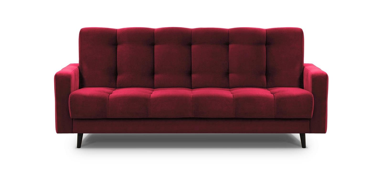 mit Nancy Sofa Holzbeine, mit Relaxfunktion, BIS, 02) Bettkasten, (kronos Schlafsofa Beautysofa Velours-Bezug Kastanienrot