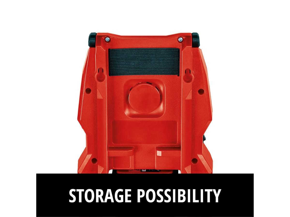 Einhell TC-RA 18 Li BT - Solo Baustellenradio (AM und FM-Empfang, ohne Akku und Ladegerät) – Bild 5 von 5