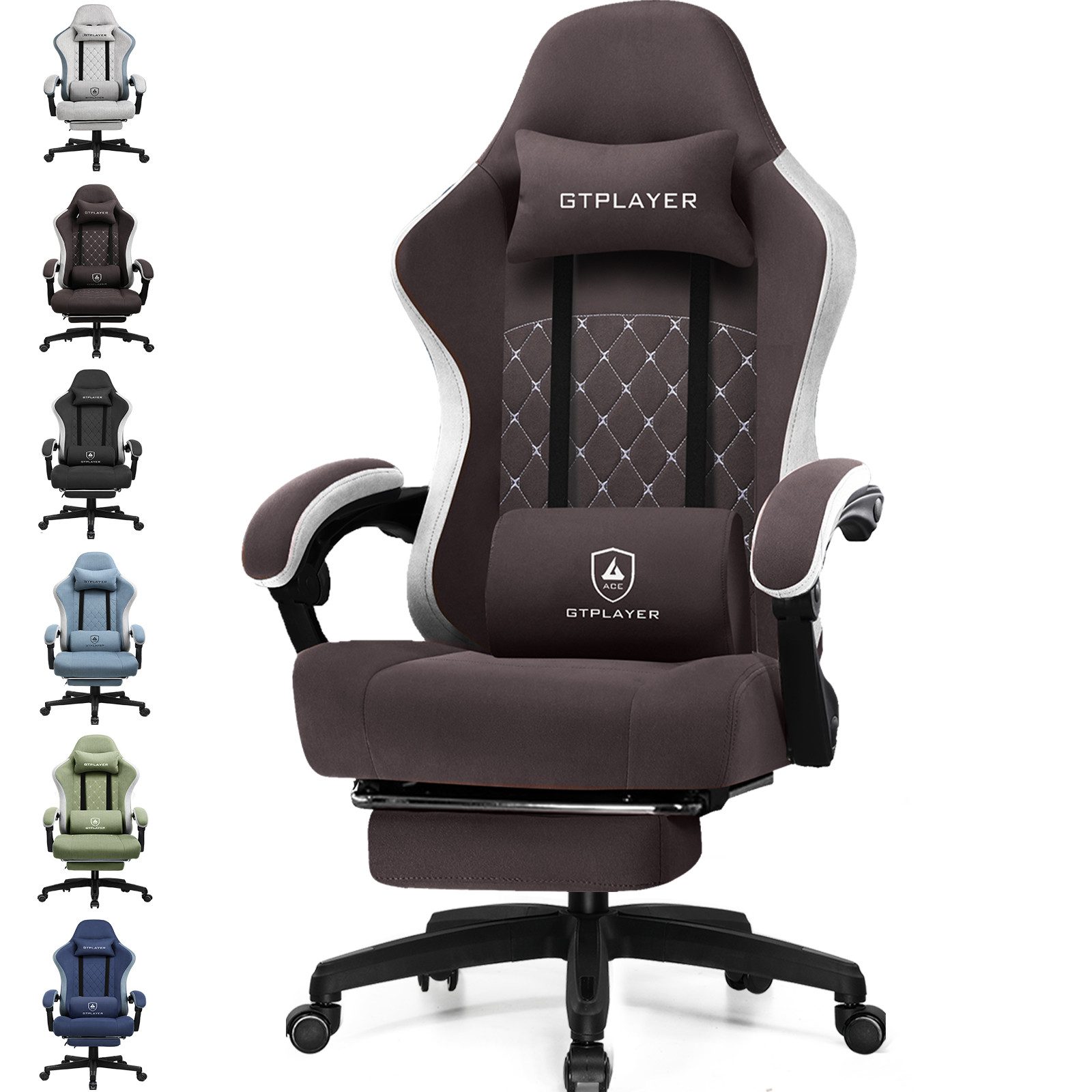 GTPLAYER Gaming-Stuhl Ergonomischer Gaming Sessel Schreibtischstuhl günstig online kaufen
