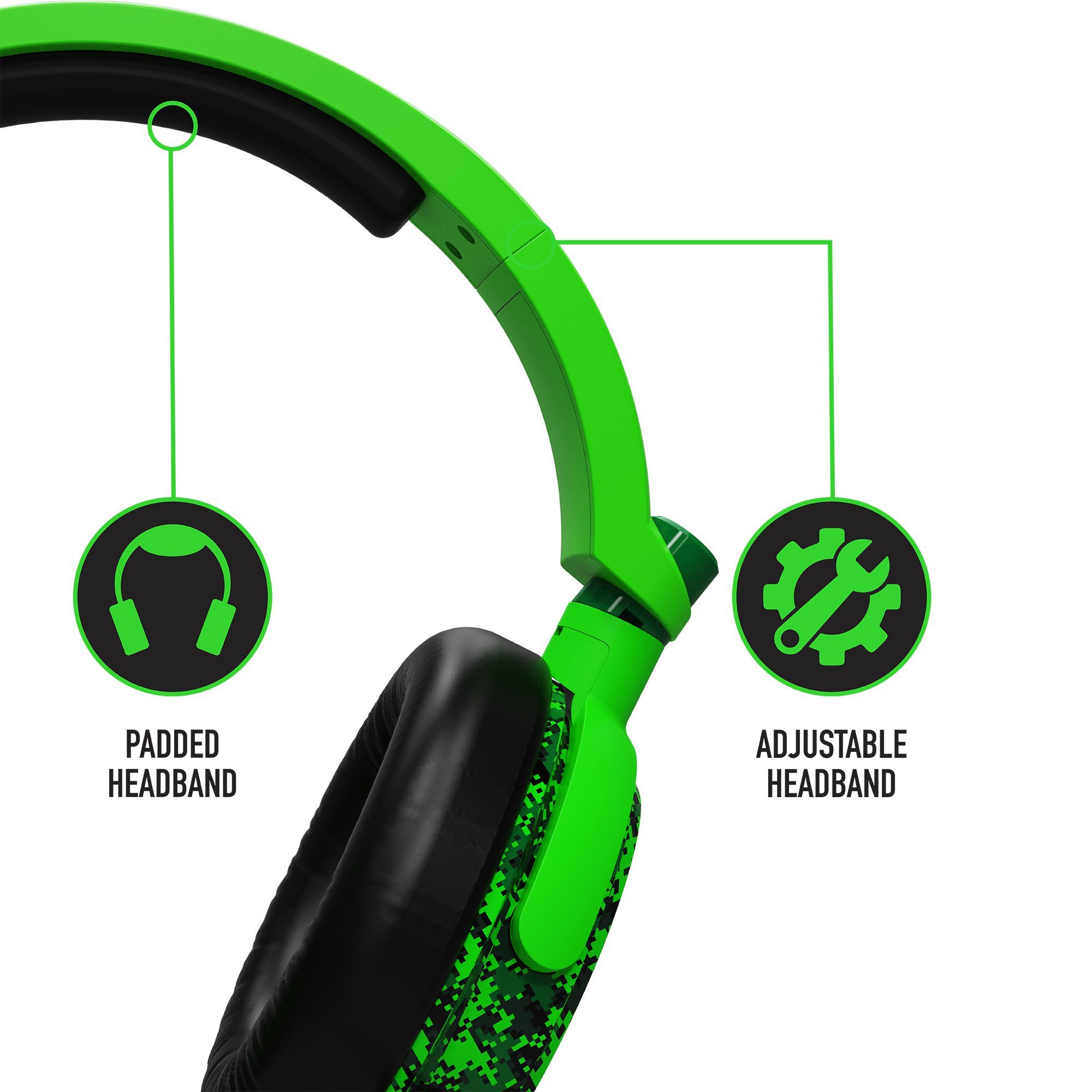 Gaming-Headset Camo camouflage C6-100 Multiformat Stealth Headset Gaming grün