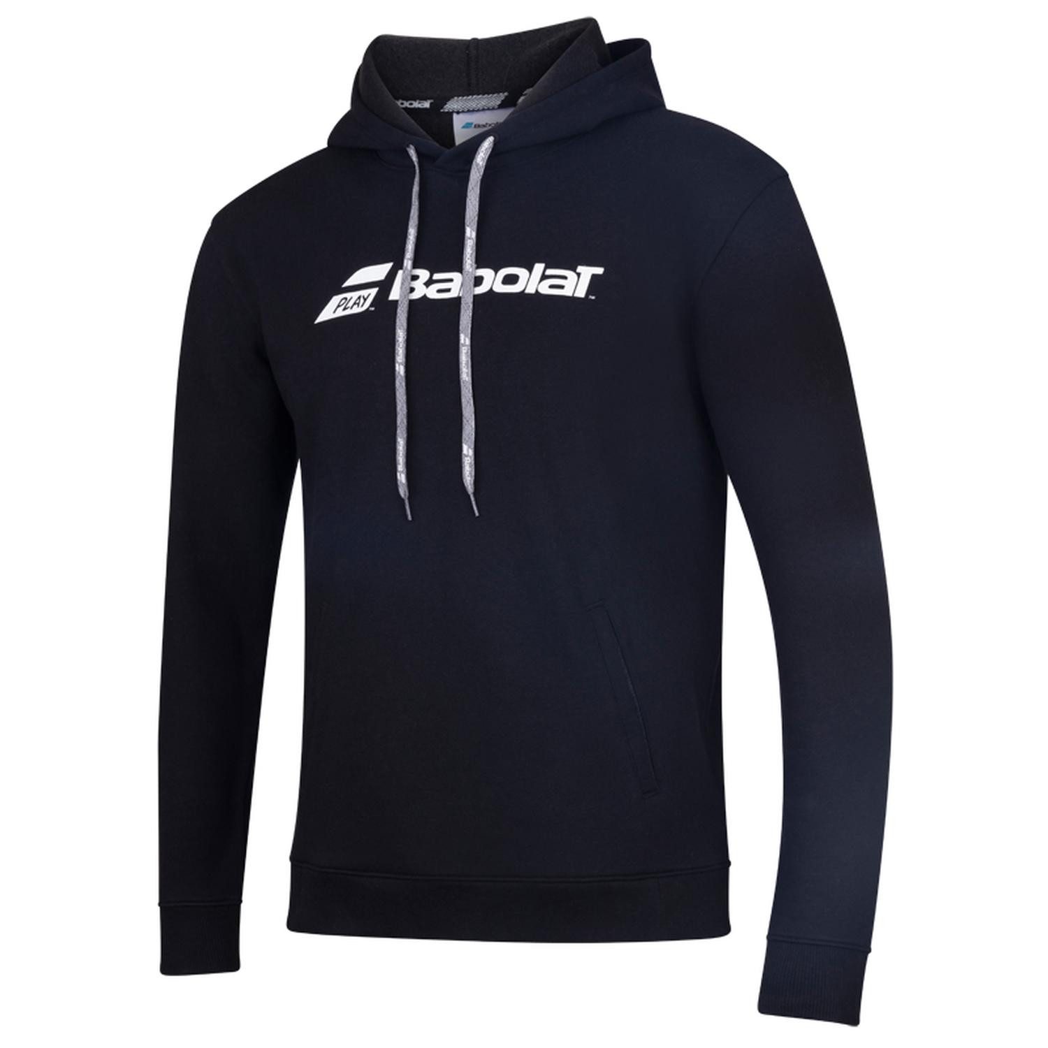Babolat Exercise Hood Sweat - Felpa Uomo Con Cappuccio, Vestibilità Ampia, Tasche Laterali, Per Padel E Sport