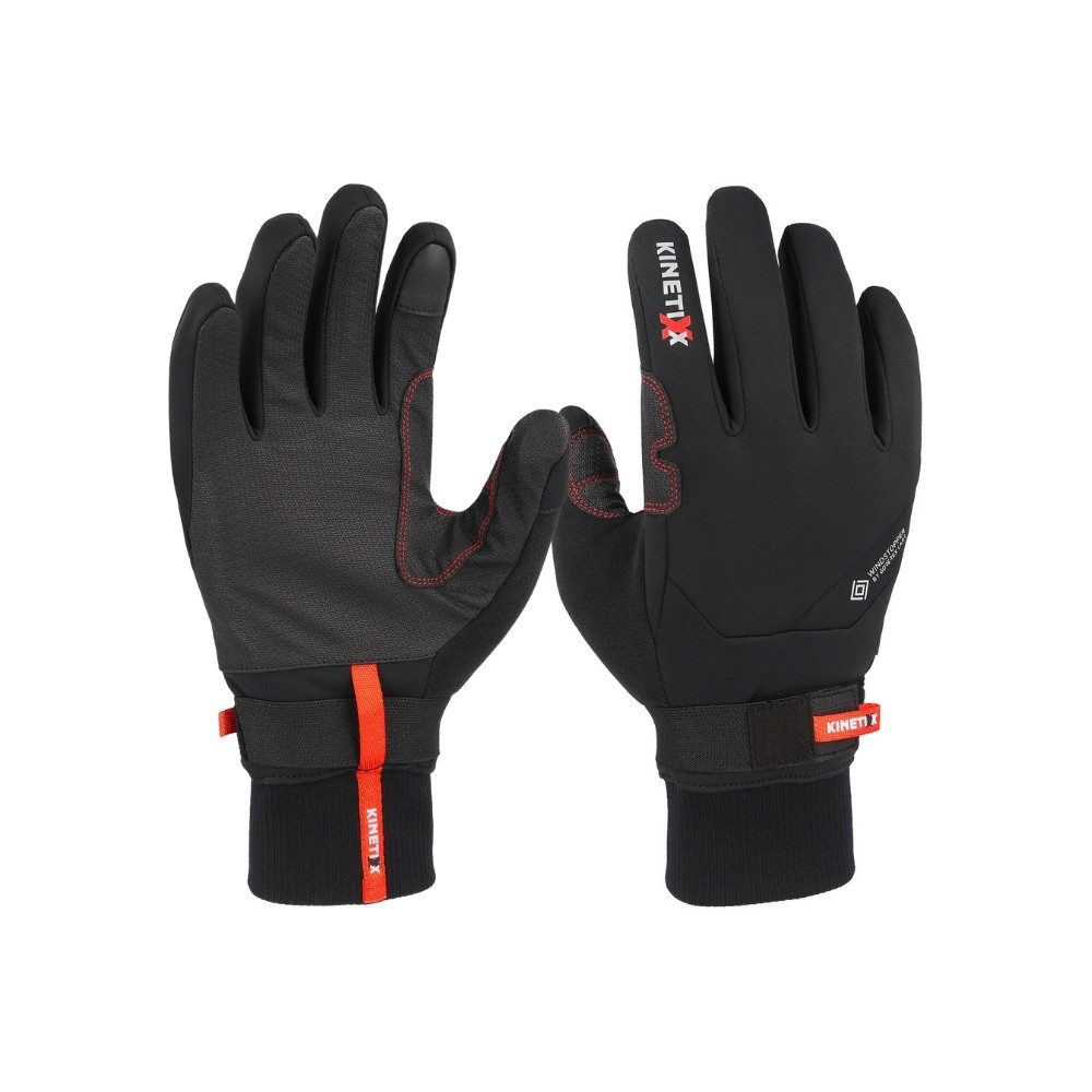 Kinetixx Langlaufhandschuhe Extrem warmer Langlaufhandschuh Nomo 2.0, KinetiXx (in schwarz) Wasserabweisend, Grip, Atmungsaktiv, Kälteschutz, Winddicht