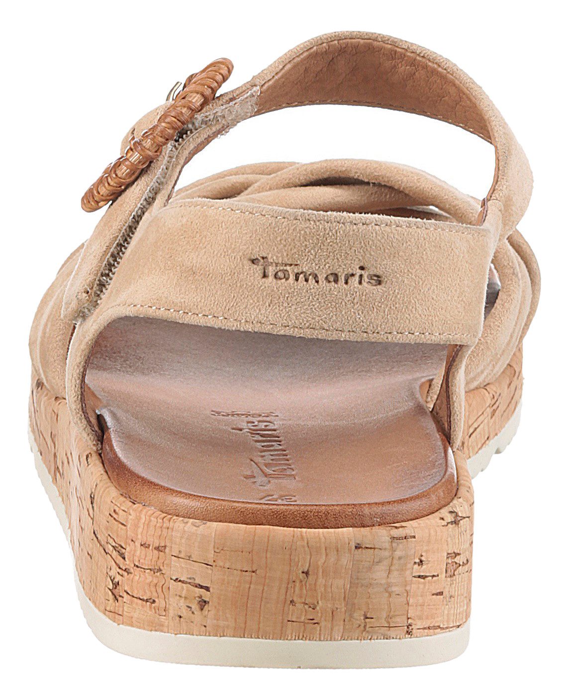 Tamaris Sandalette, Plateau, Sommerschuh, Riemchensandale mit hübscher Zier günstig online kaufen