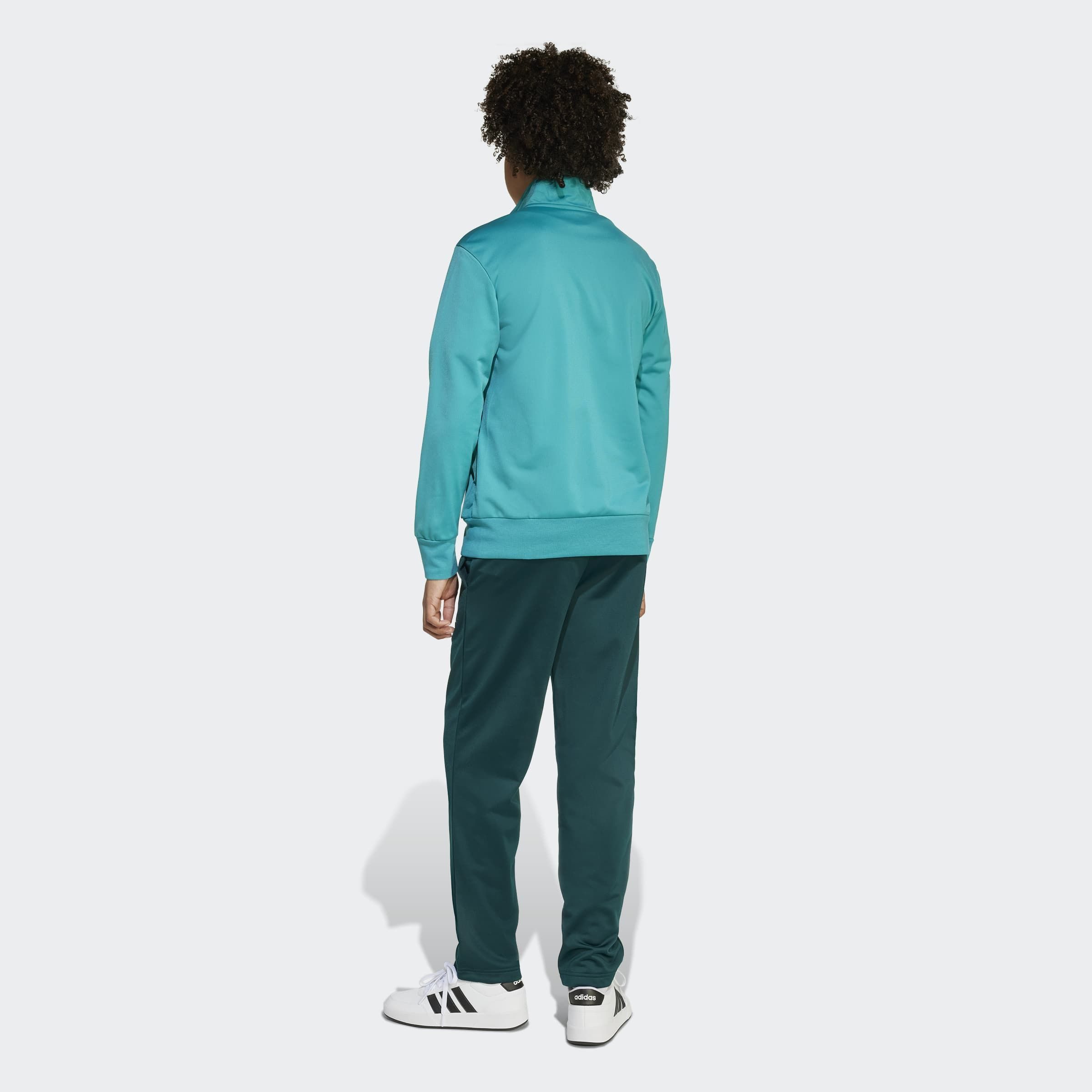 adidas Sportswear Trainingsanzug J CP TR TS (2-tlg), für Kinder und Teens, zweiteiliges Set, mit Stehkragen