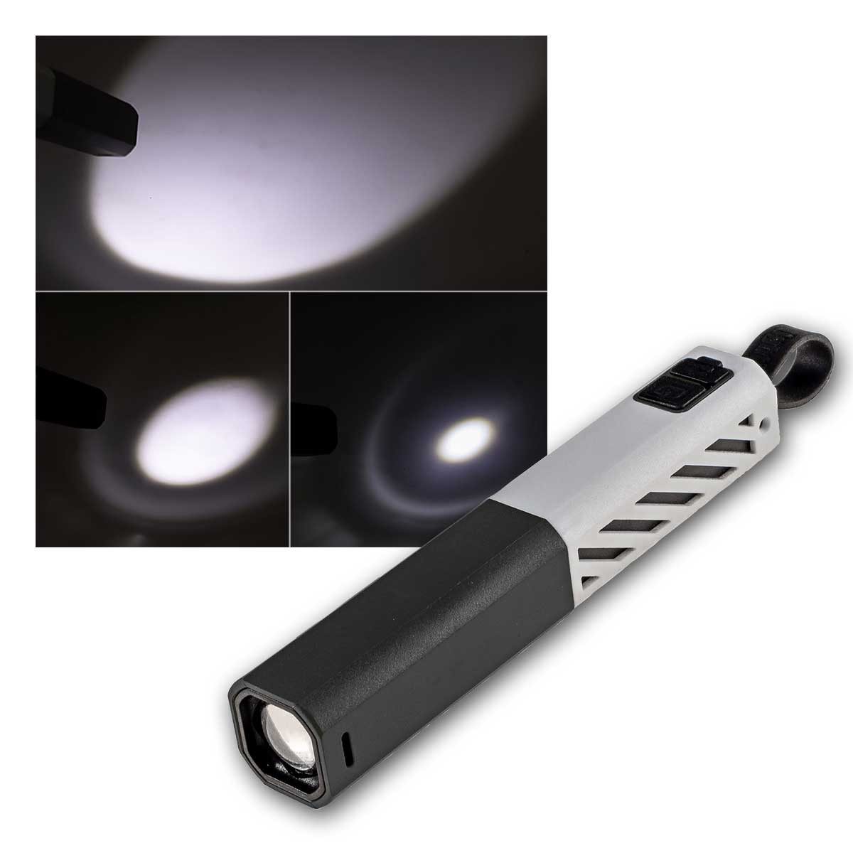 ChiliTec LED Taschenlampe LED Akku-Taschenlampe "CTL5 Zoom" 5W 400lm
