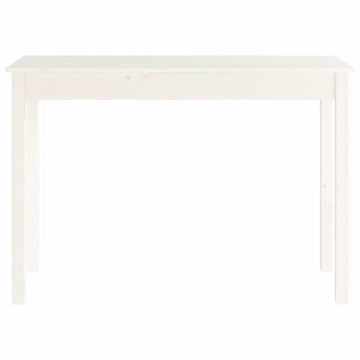 furnicato Beistelltisch Konsolentisch Weiß 110x40x75 cm Massivholz Kiefer (1-St)