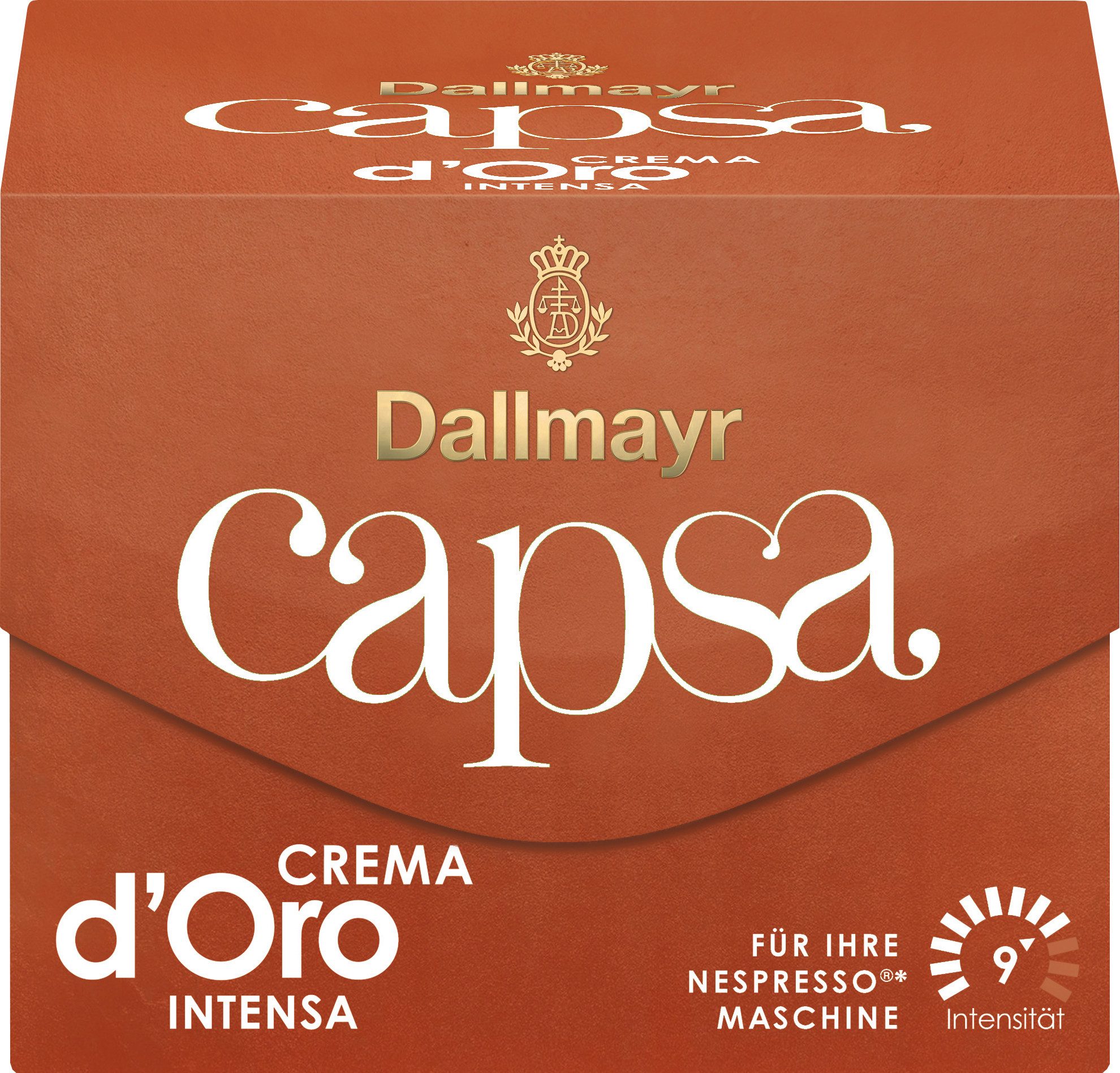 DALLMAYR Kaffee, Dallmayr 10 Capsa Crema D oro Intensa geröstet Kaffeekapseln 56g