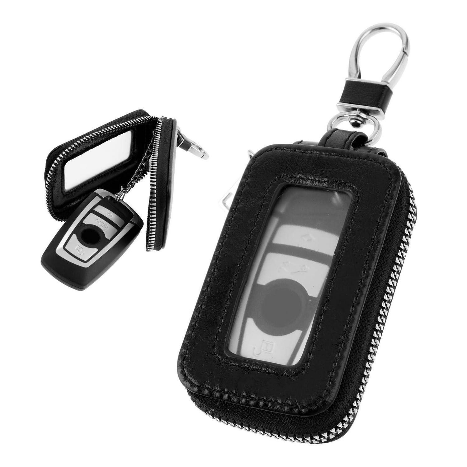 LuxusKollektion Schlüsseltasche Autoschlüsseltasche PU mit Karabiner