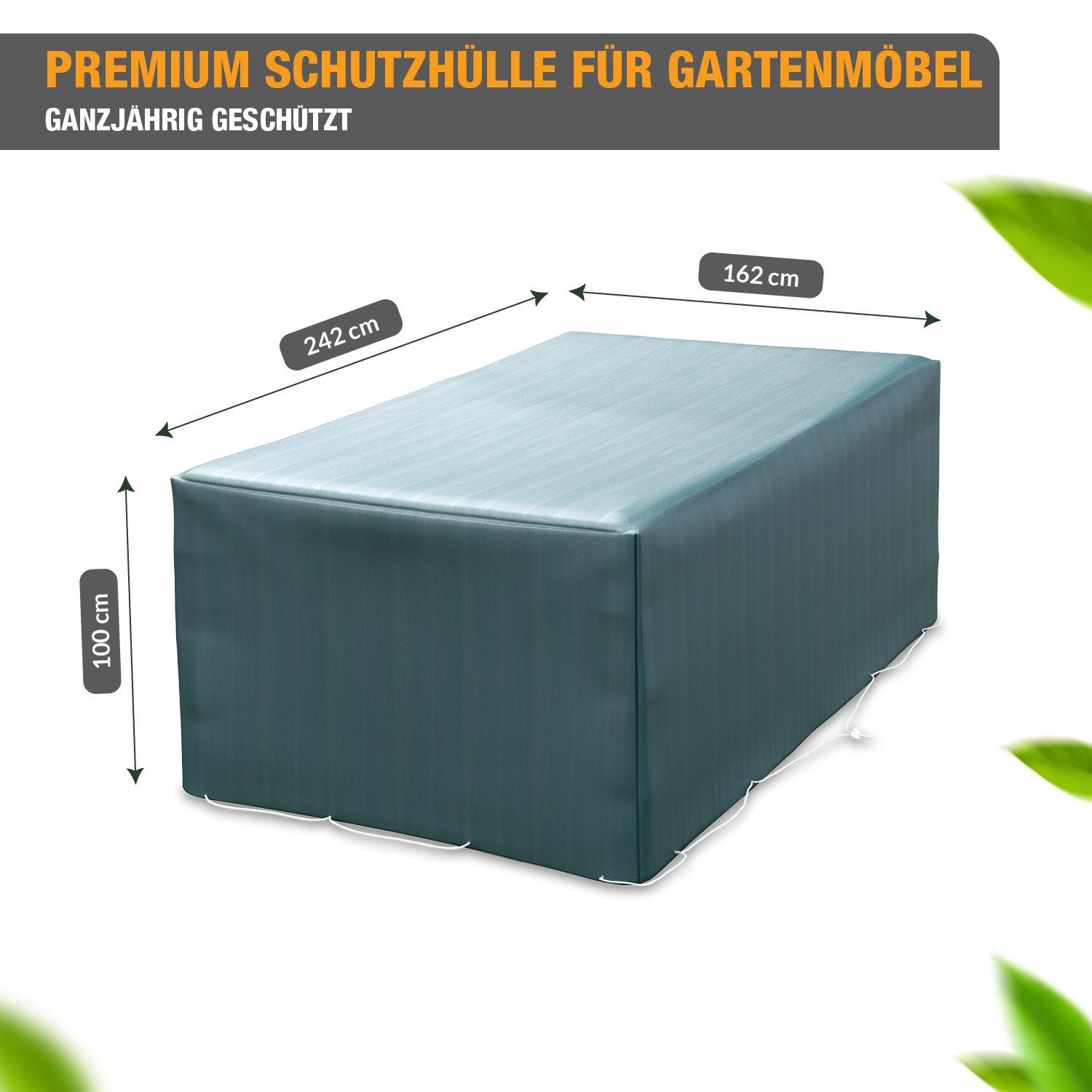 Kronenburg Gartenmöbel-Schutzhülle & Sitzgarnituren-Schutzhülle - 242x162x1 günstig online kaufen