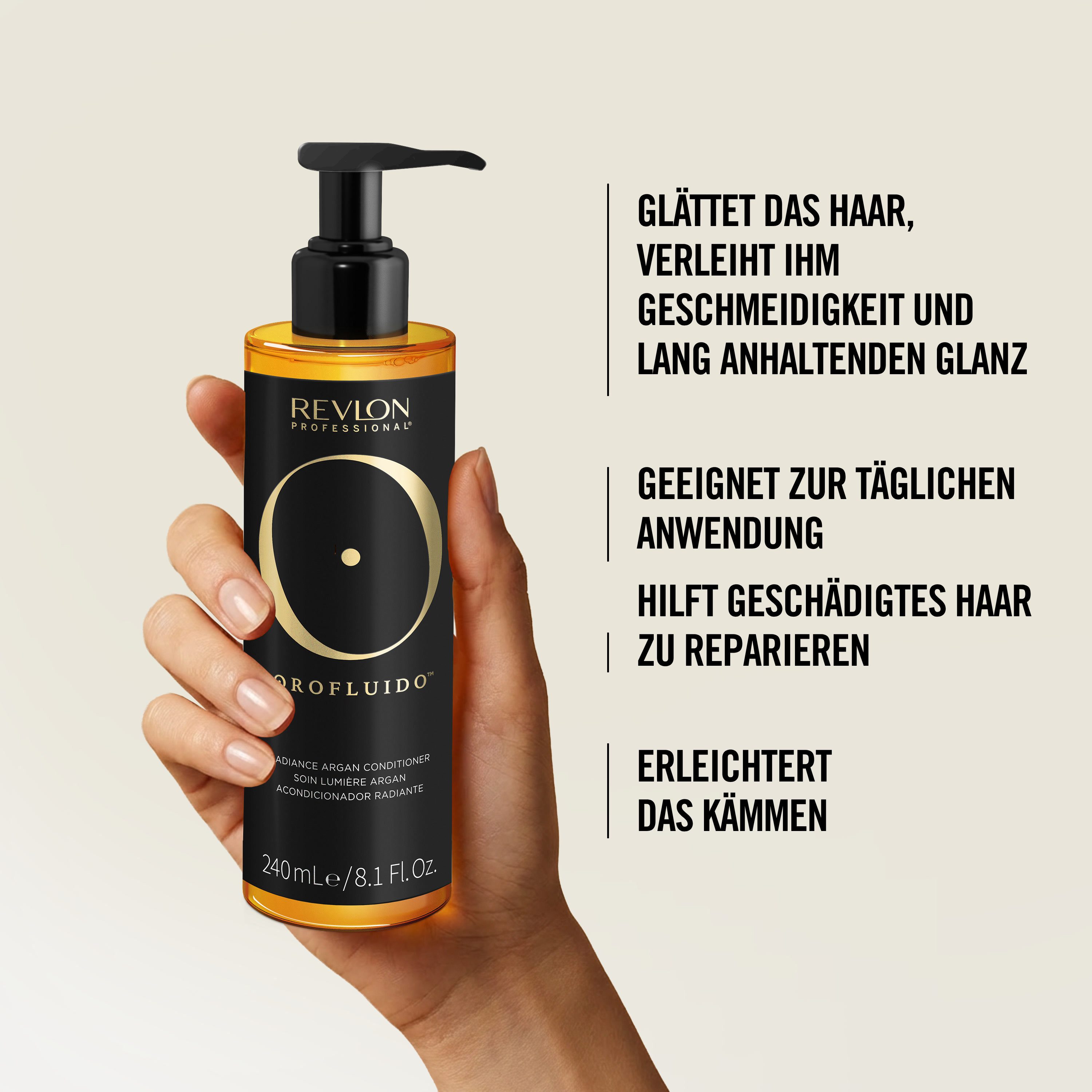 REVLON PROFESSIONAL Haarspülung OROFLUIDO RADIANCE ARGAN CONDITIONER, Vegan
