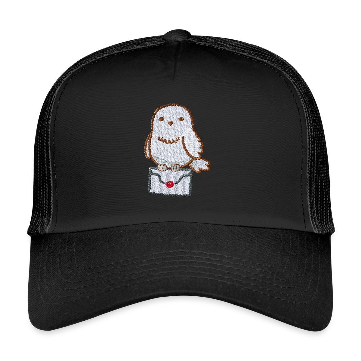 Trucker Cap Harry Potter Hedwig Mit Briefumschlag Stick-Design Trucker Cap