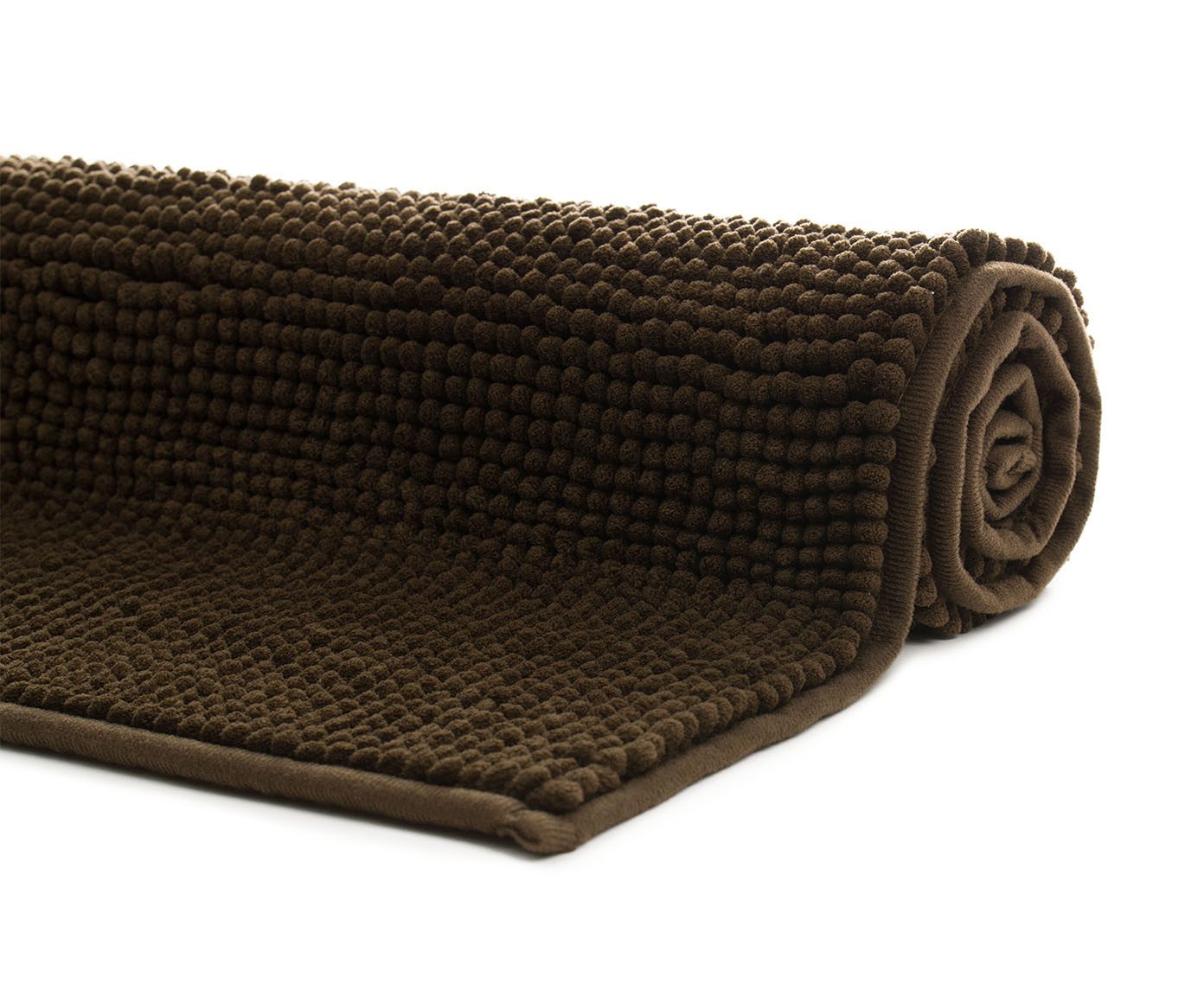 liebling Badematte, Fußbodenheizung geeignet, Polyester, rechteckig, Antirutsch-Beschichtung, sehr Saugfähig, Größe: 50x70 cm, mocca