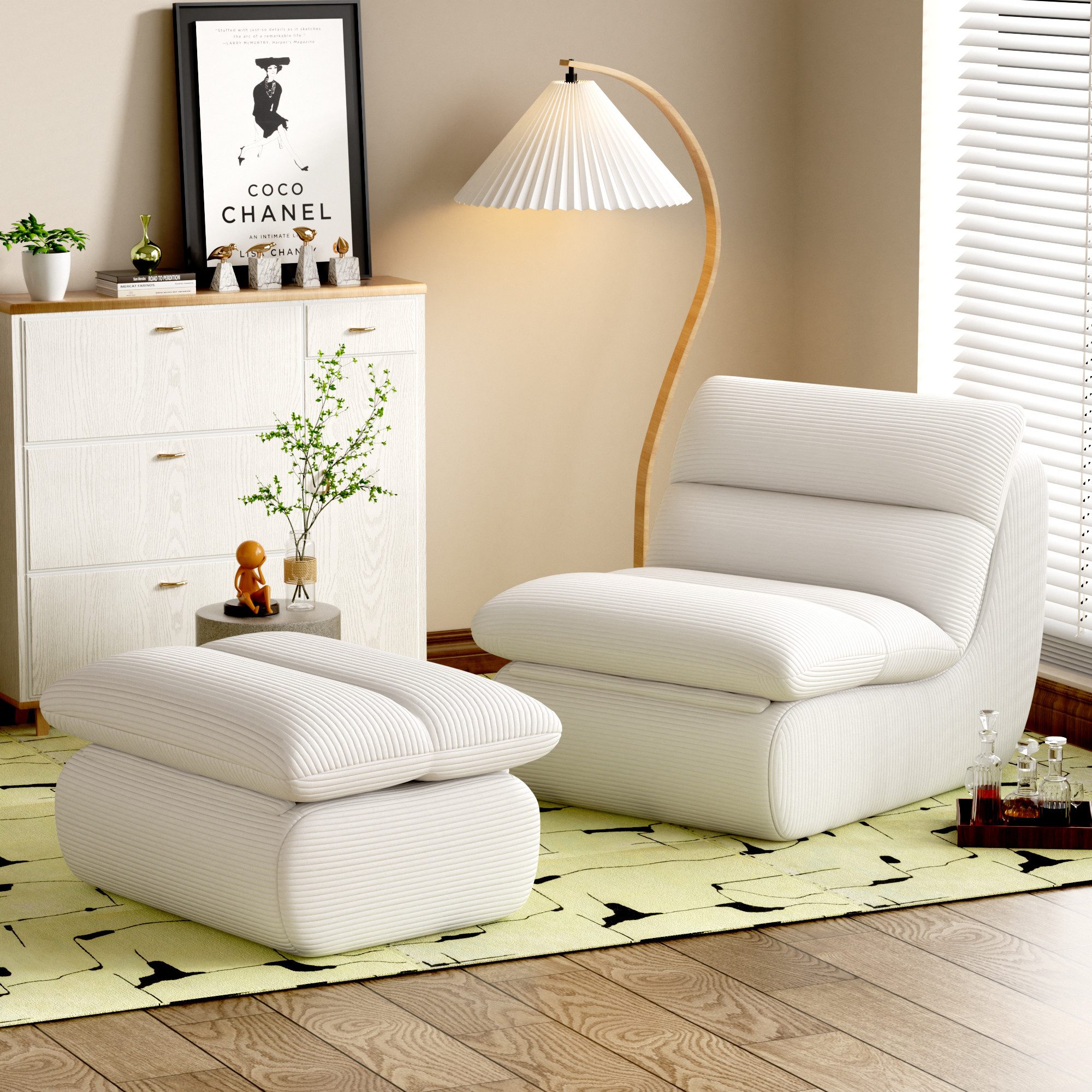 MODFU Sitzsack Einzelsofa (Wohnzimmer Sofa, Sessel, Einzelsessel, Loungeses günstig online kaufen