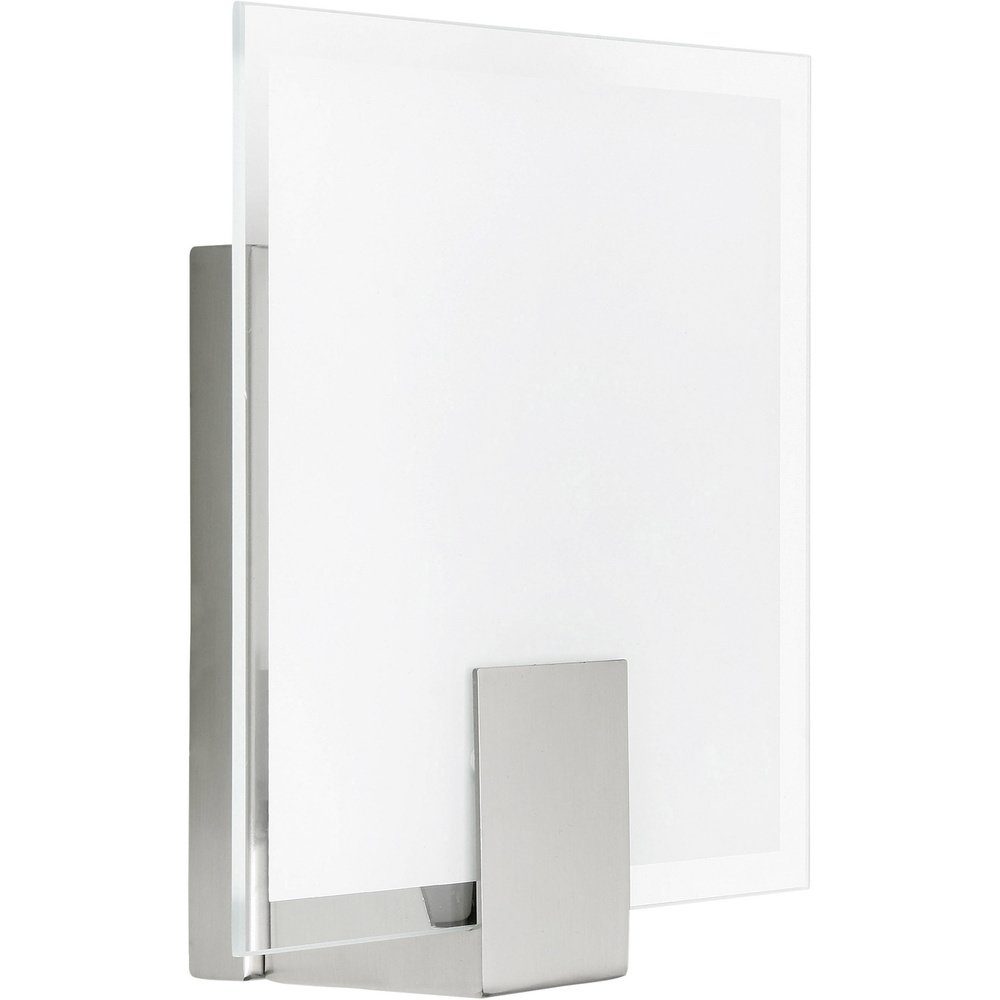 Brilliant Wandleuchte Brilliant Sonian 90324/13 Wandleuchte E14 40 W LED Edelstahl, Weiß