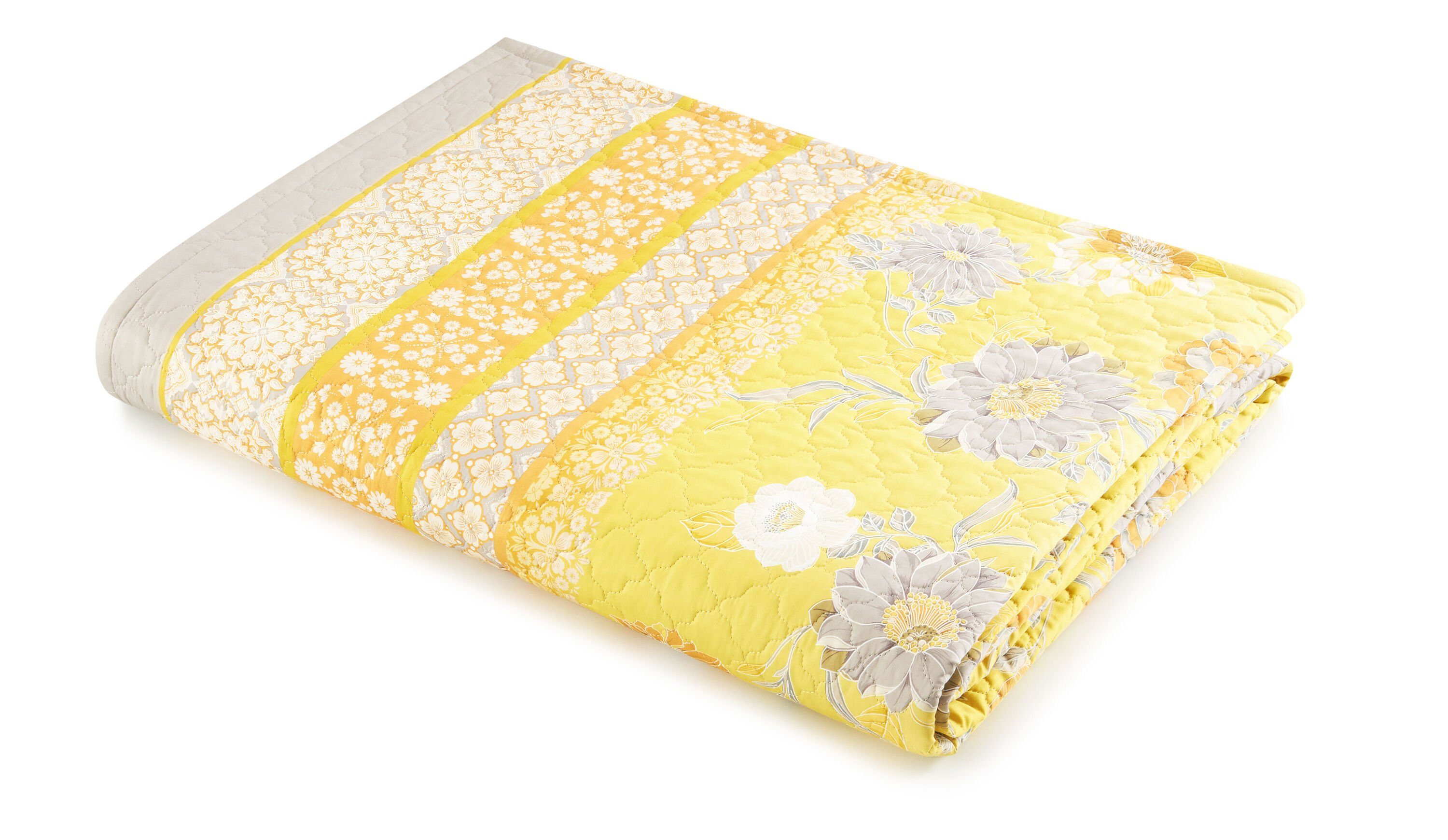 Wohndecke POSILLIPO, Bassetti, mit Blumenmuster günstig online kaufen