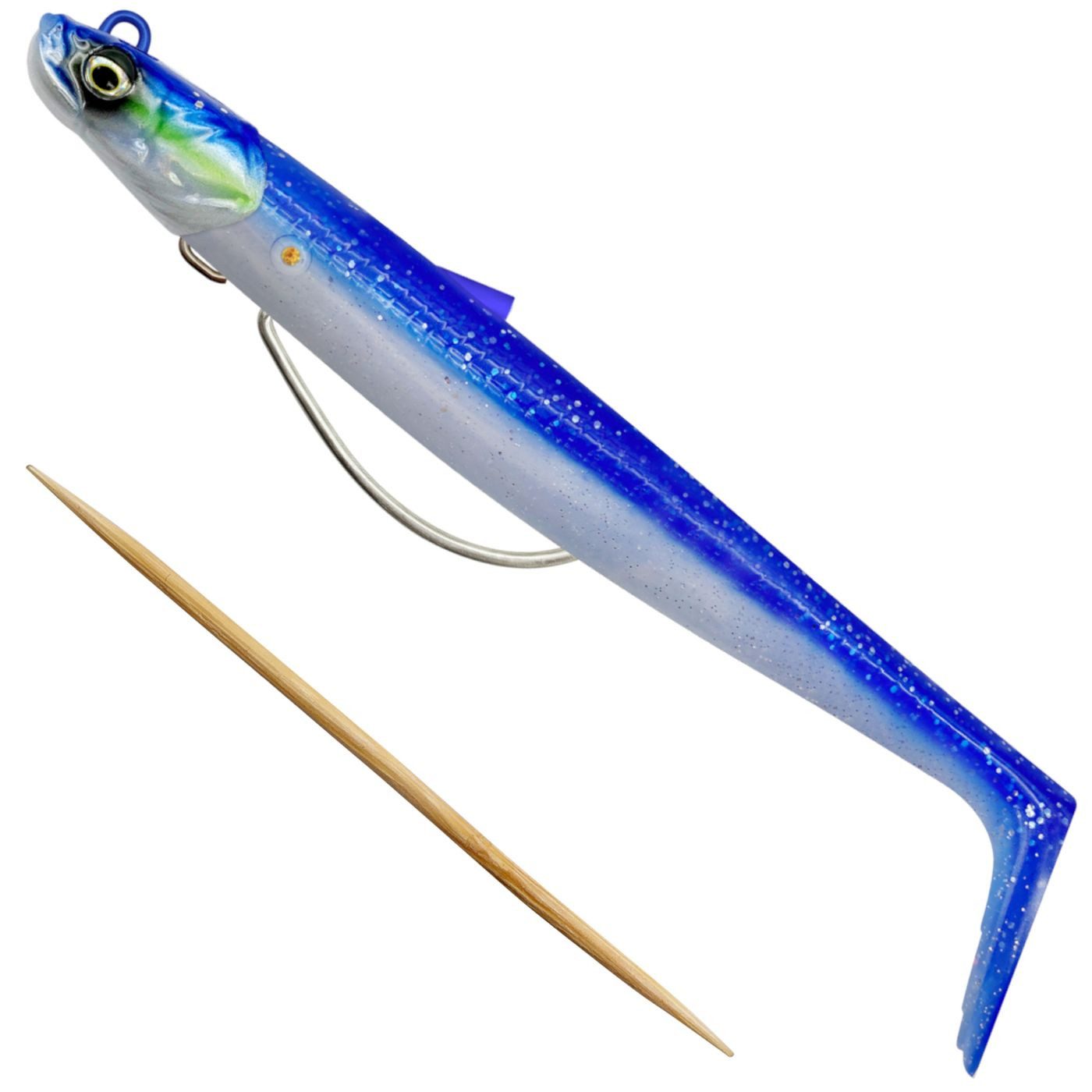Kunstköder Savage Gear Sandeel V2 weedless - 2 Gummifische + 1 Jigkopf