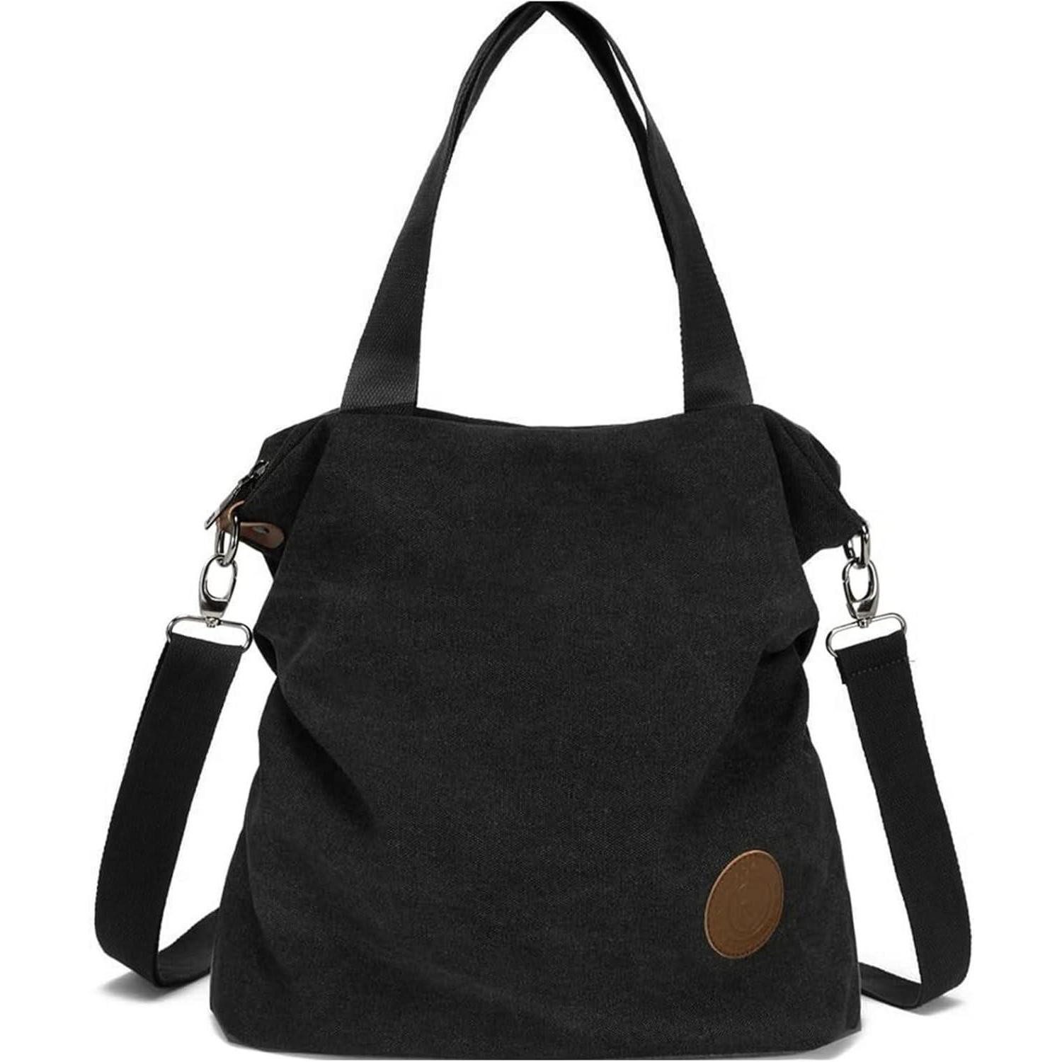 Handtasche Damen Canvas Umhängetasche Strandtasche Schultertasche Crossover Bag