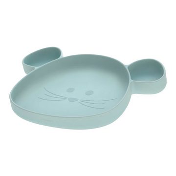 LÄSSIG Kindergeschirr-Set Little Chums Mouse Esslernteller und Platzset (2-tlg), Material-Mix