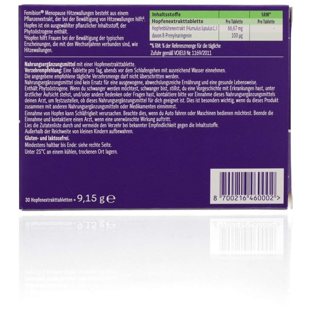WICK FEMIBION Menopause Hitzewallungen Tabletten Tabletten