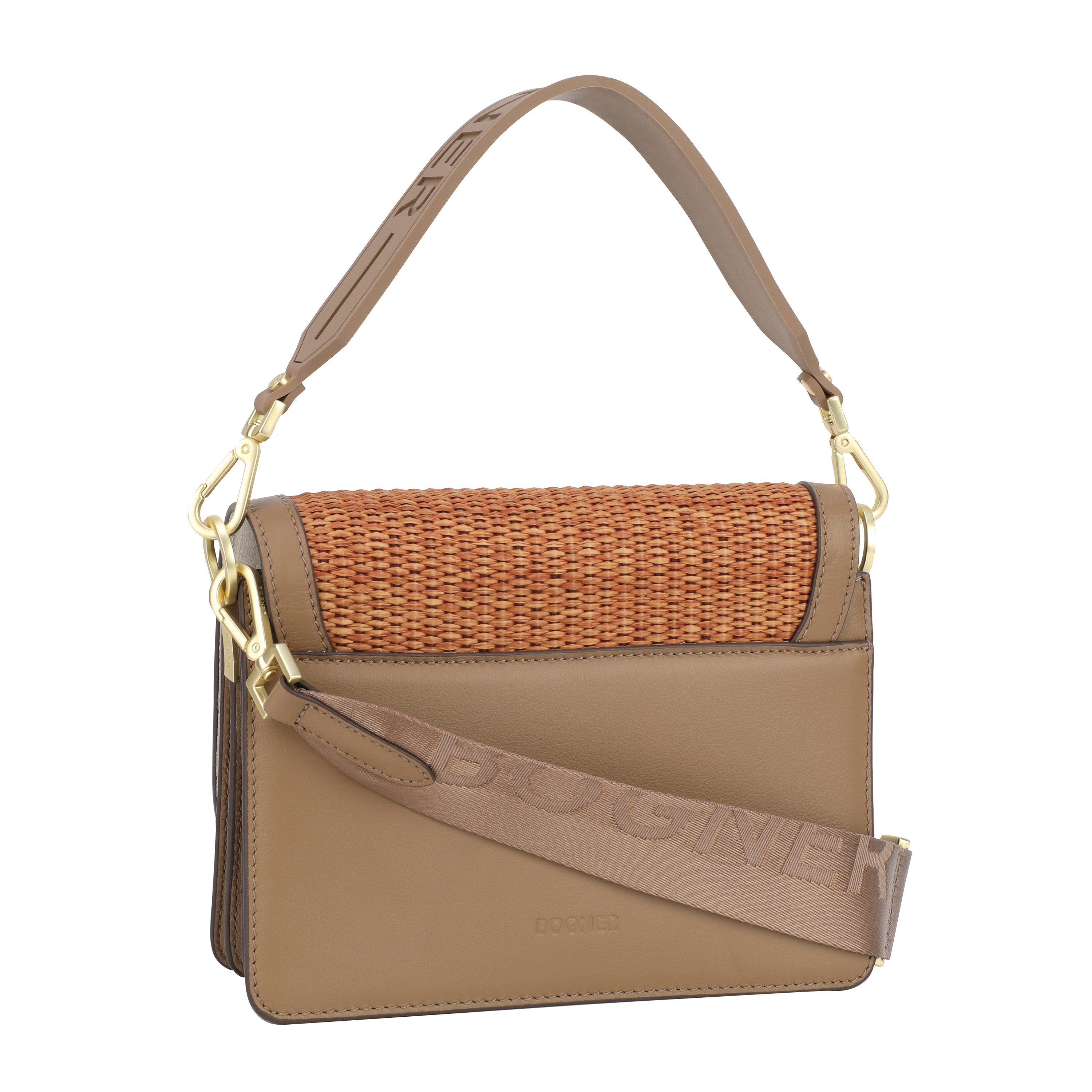 BOGNER Schultertasche Bogner - Damen Schultertasche Bex Rafia Eartha