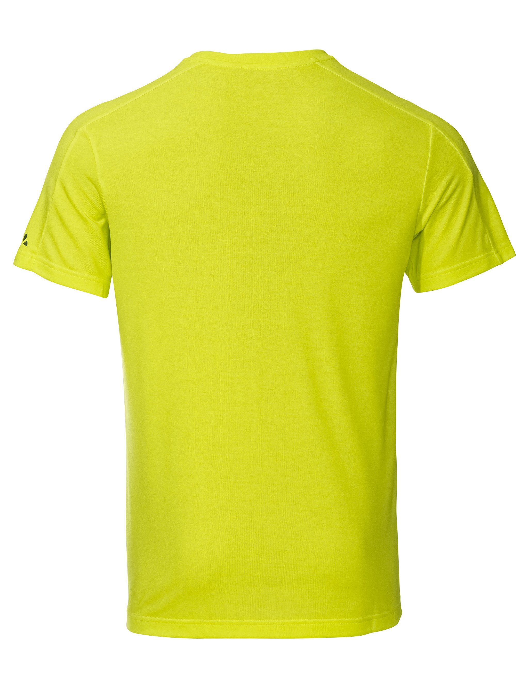 T-Shirt Men's Gleann Grüner (1-tlg) VAUDE T-Shirt bright green Knopf