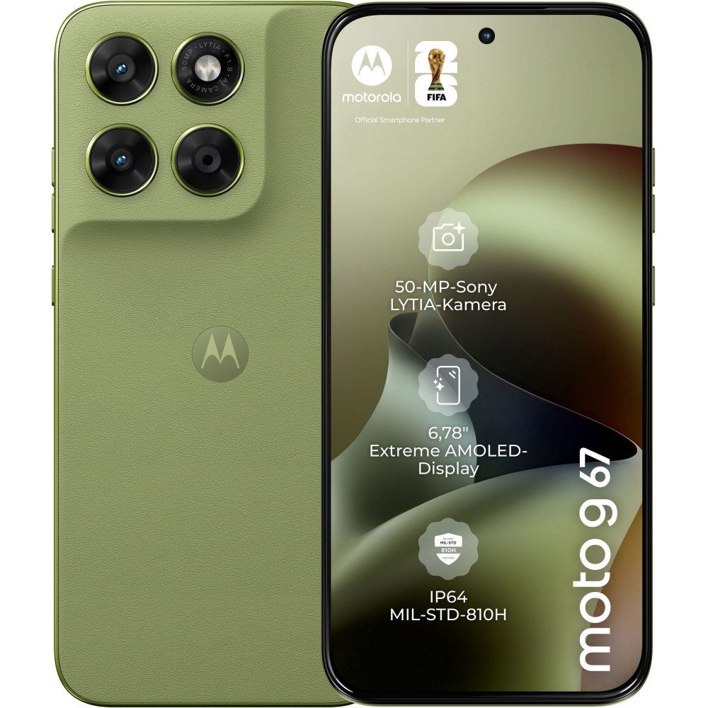 Motorola XT2621-2 Moto G67 5G 128 GB / 4 GB - Smartphone - PANTONE nile Smartphone (6,78 Zoll)