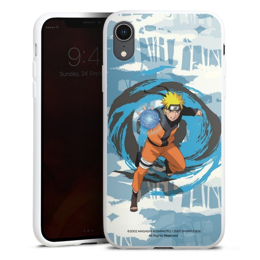 DeinDesign Handyhülle Offizielles Lizenzprodukt Manga Naruto Shippuden  Naruto Rasengan, Apple iPhone Xr Silikon Hülle Bumper Case Handy Schutzhülle