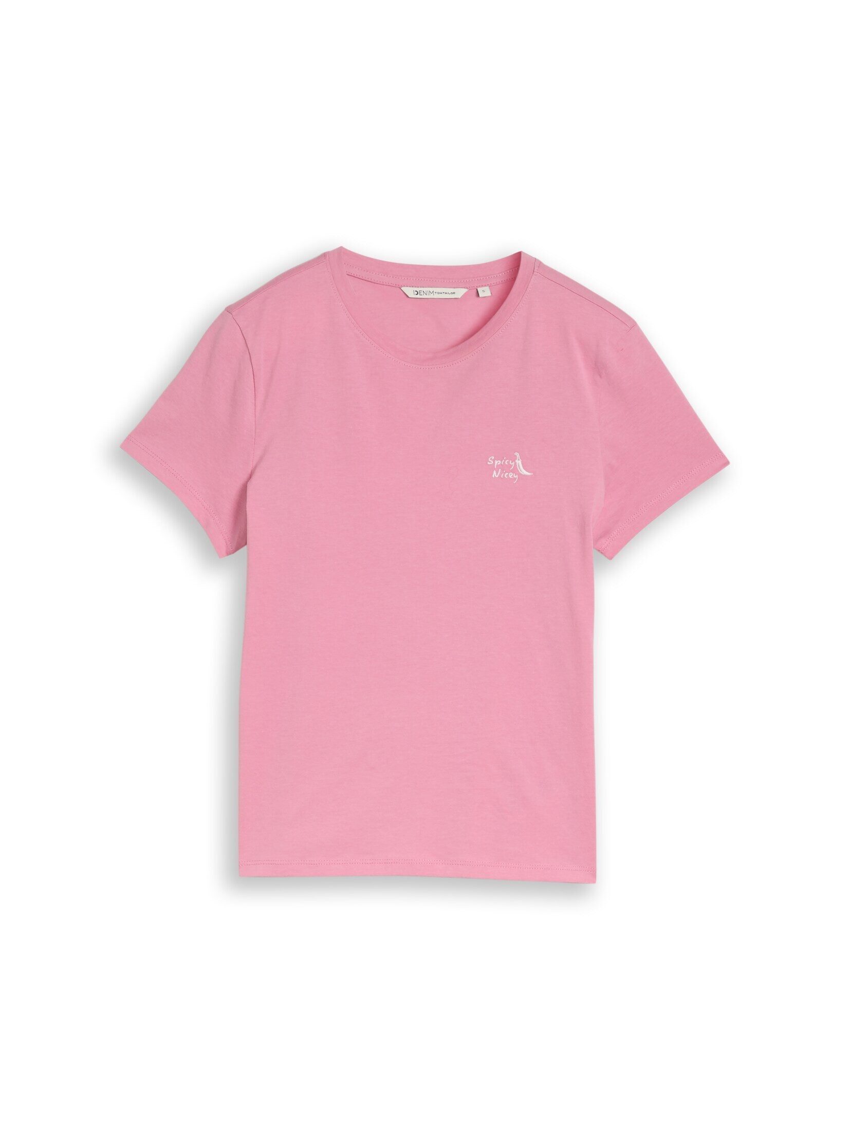 TOM TAILOR Denim T-Shirt T-Shirt T-Shirt mit Stickerei