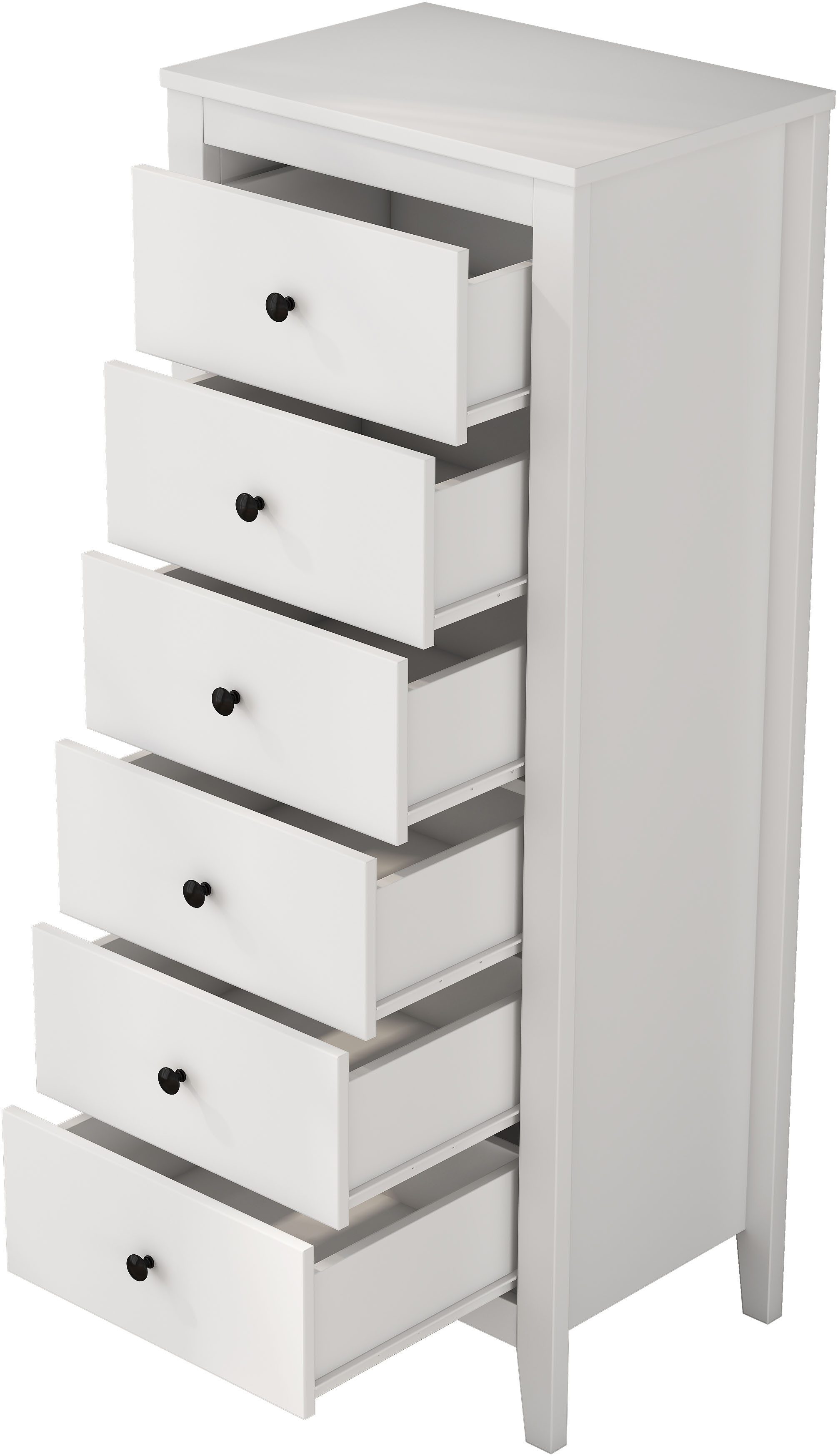 OTTO home Kombikommode Borkum Sideboard Anrichte mit 6 Schubladen Landhaus weiß (hochwertige Griffe aus Metall), Kommode Schrank Wäscheschrank mit 6 Schubladen – Bild 5 von 5