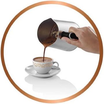Arzum Espressomaschine Okka OK0010, Türkische Kaffeemaschine, 18/10 Edelstahl