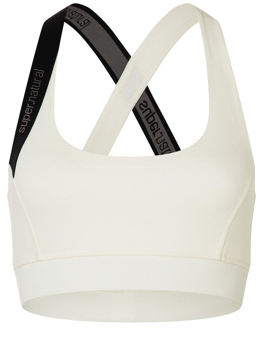 Sport-BH Damen, atmungsaktiv, Merino RUBBERRIBBRA