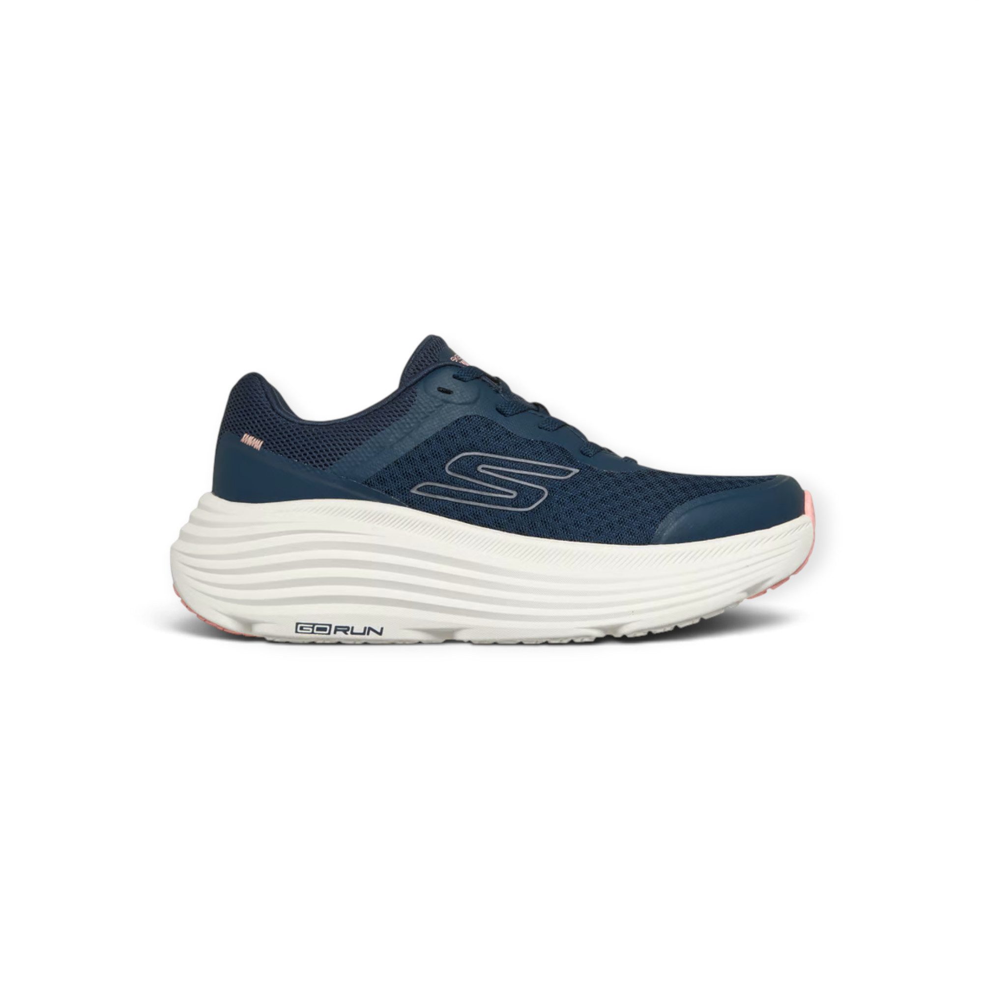 Skechers Max Cushioning Endeavour (Dämpfung) navyblau/rosa Damen Laufschuh