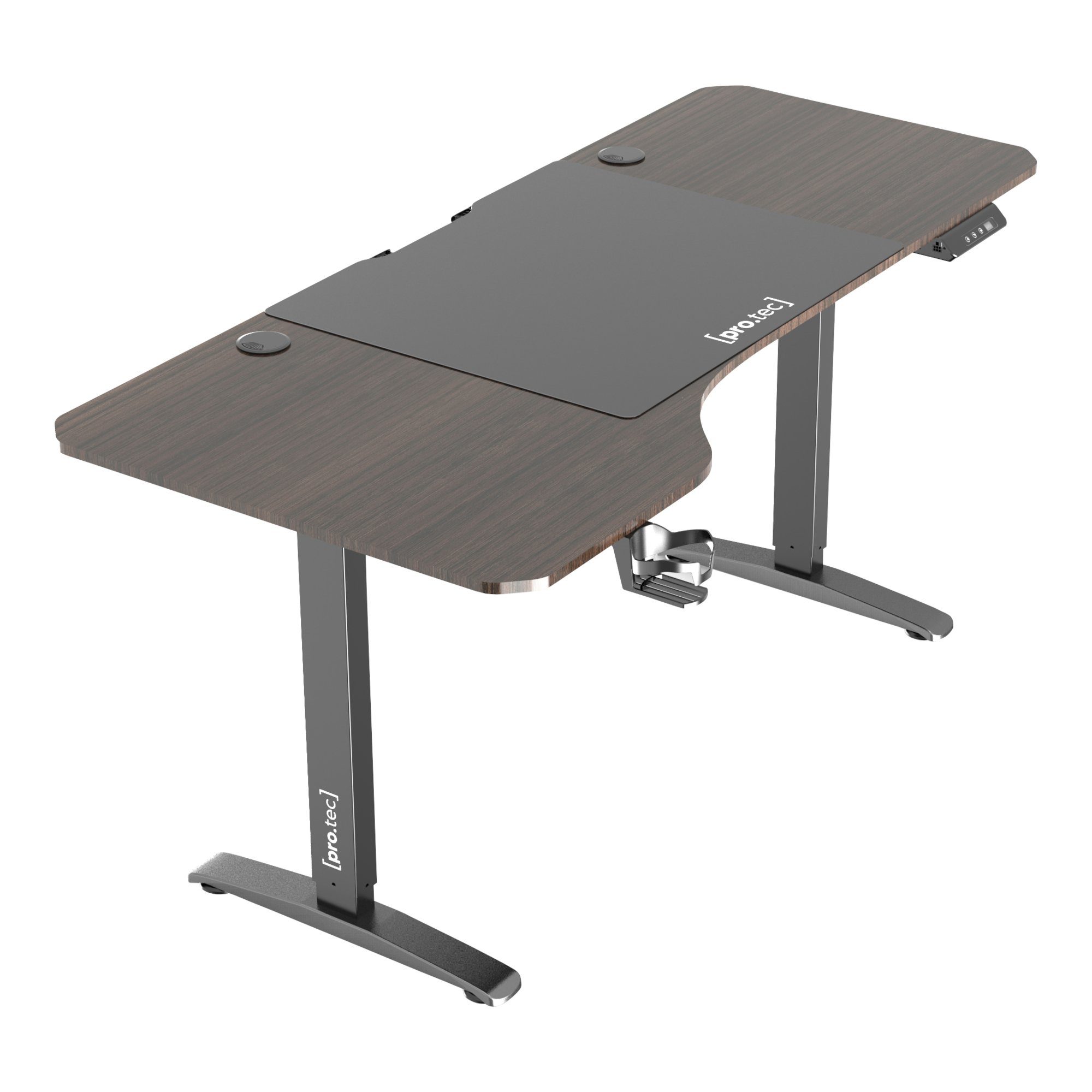 pro.tec Schreibtisch, »Oxnard« Höhenverstellbarer Schreibtisch 160x75cm Wal günstig online kaufen