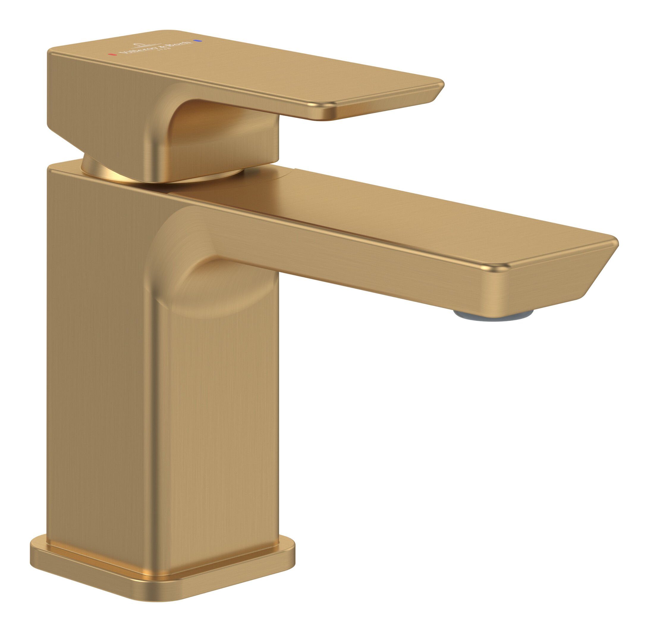 Villeroy & Boch Waschtischarmatur Subway 3.0 Einhebel 80, ohne Ablaufgarnitur, Standmontage - Brushed Gold