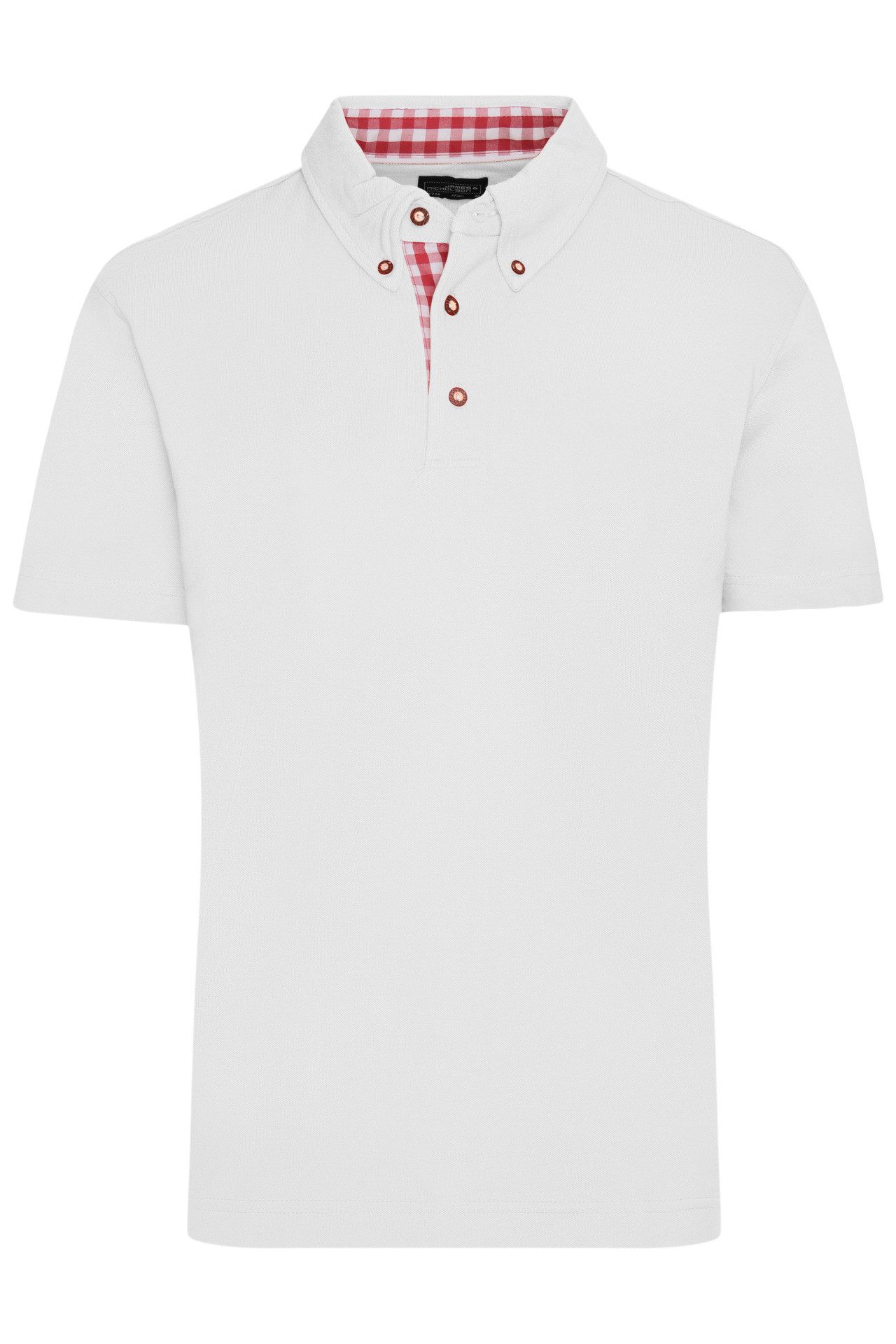 James & Nicholson Poloshirt Herren Piquépolo im Trachtenlook Klassisches Po günstig online kaufen