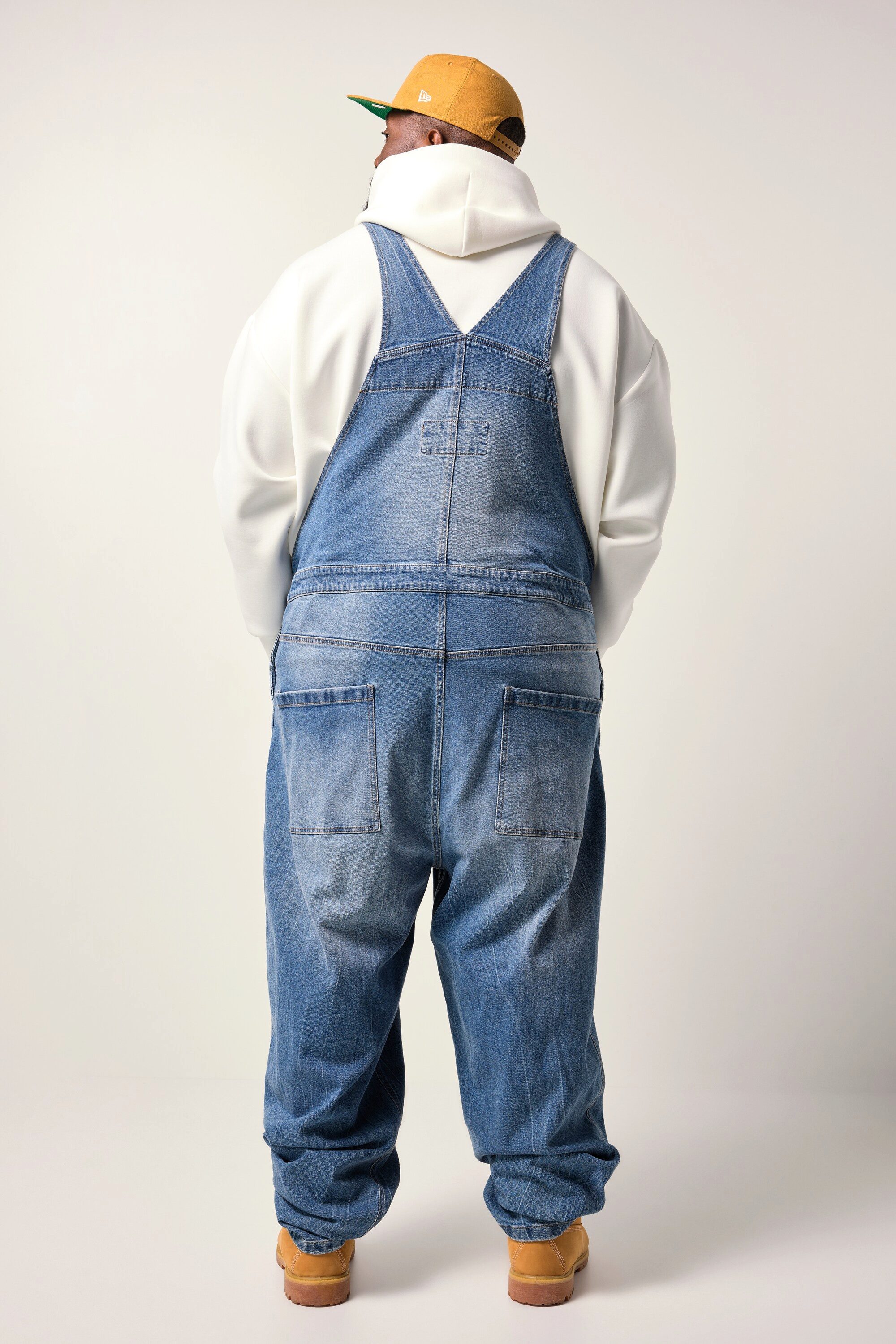 STHUGE 5-Pocket-Jeans Jeans-Latzhose Baggy Fit