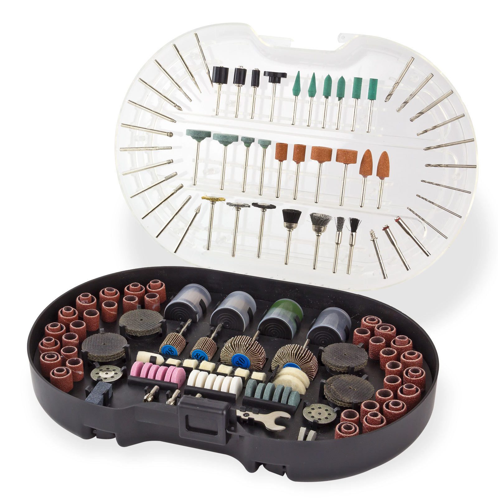 DEMA Schleifaufsatz Zubehör-Set für Minischleifer 278 tlg, ø 0.3 mm, 278-St.