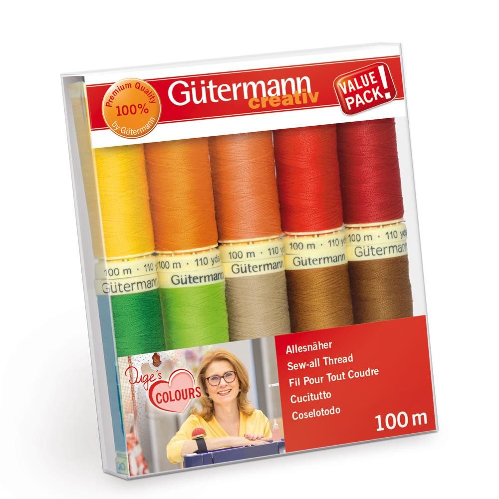 Gütermann Gütermann Nähfaden-Set Inges Lieblingsfarben 10x100m Nähgarn