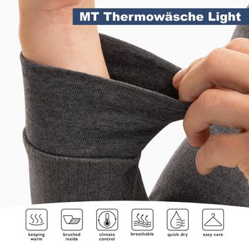 MT Funktionshemd Herren Ski- und Thermo Unterhemd Light - Thermowäsche Hemd langarm