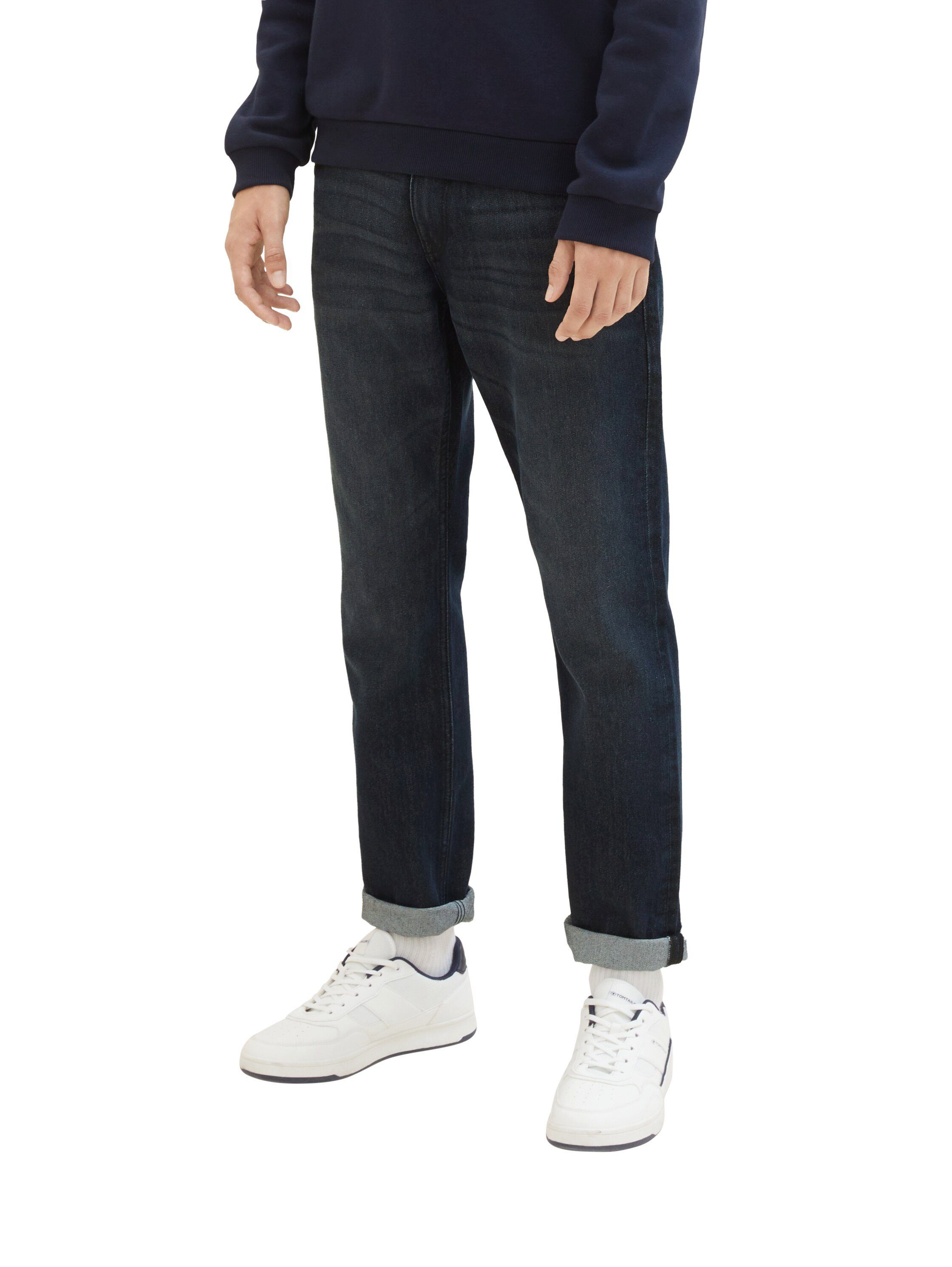 TOM TAILOR Denim 5-Pocket-Jeans AEDAN Straight blue denim32