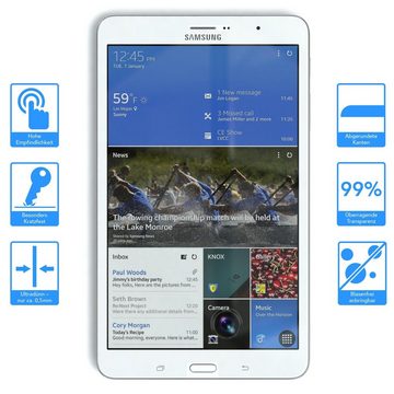 EAZY CASE Schutzfolie Schutzglas für Samsung Galaxy Tab Pro 8.4", 8,4 Zoll Panzerglas Displayfolie Tabletschutz Glasfolie Kratzschutz