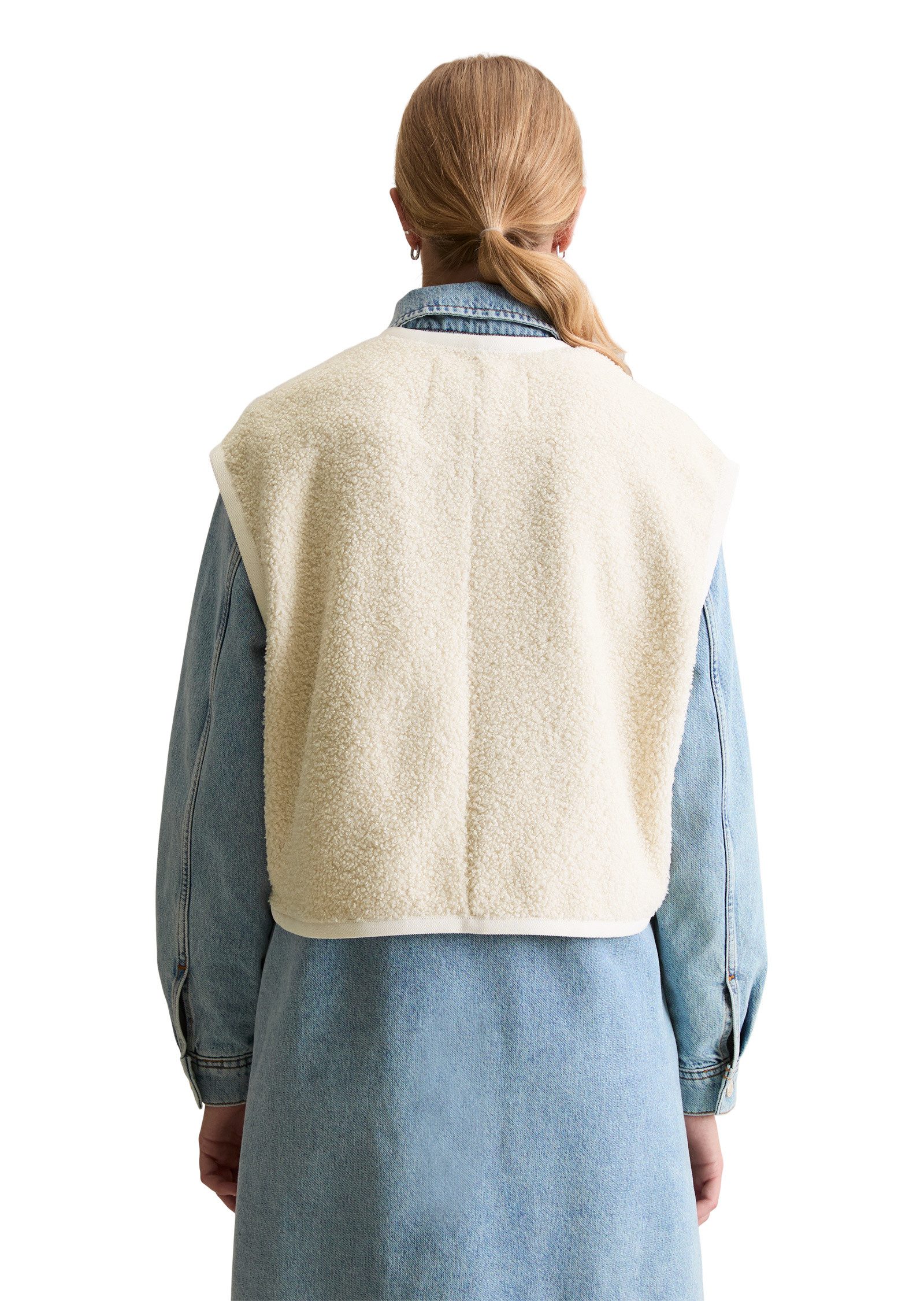 Marc O'Polo DENIM Sweatweste aus recyceltem Polyester