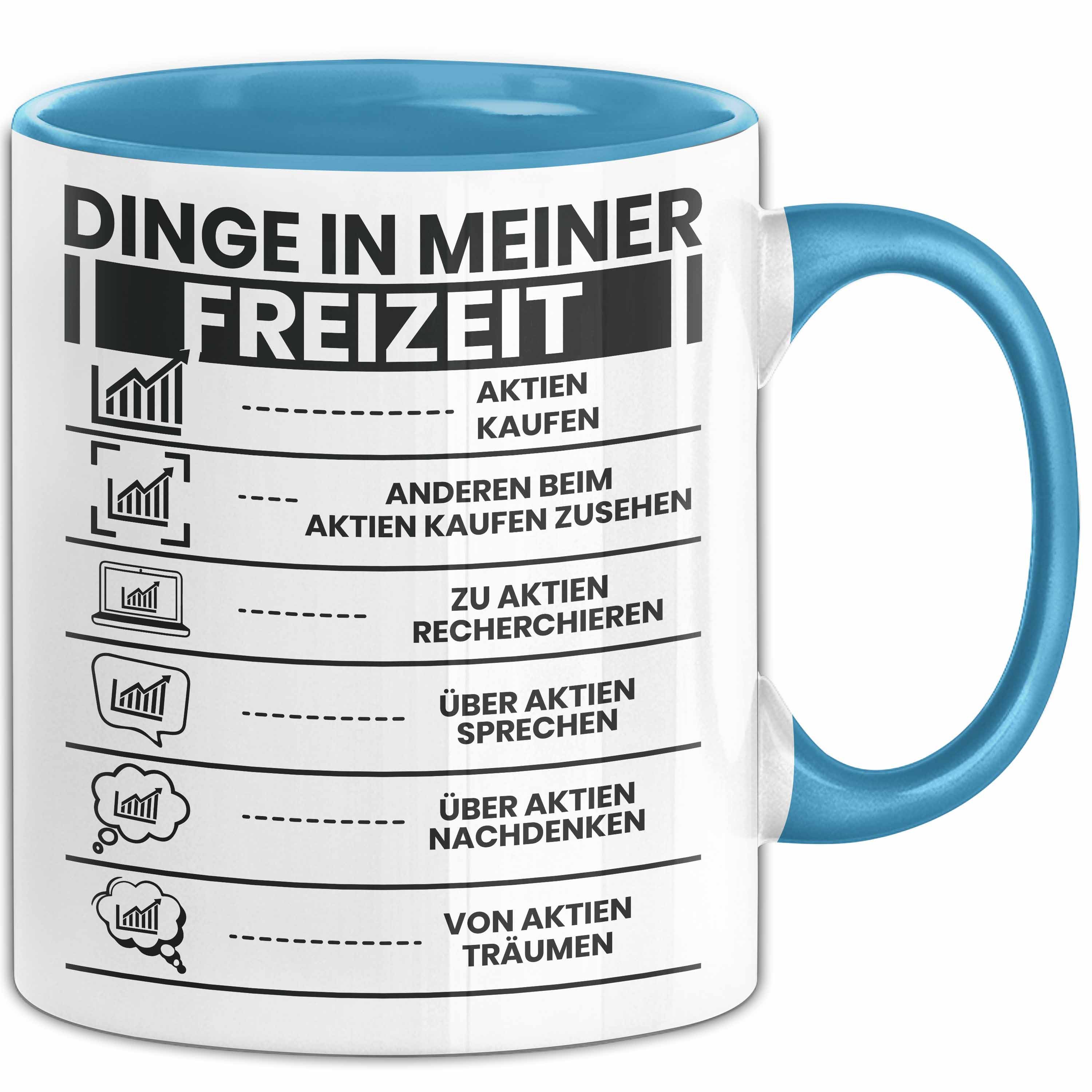 Tasse Aktien Tasse Geschenk Investor ETF Geschenkidee Hobbyinvestor Kleinanl