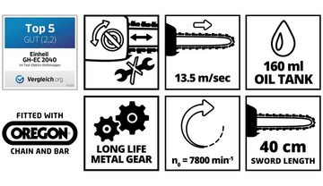 Einhell Akku-Kettensäge EINHELL Kettensäge GH-EC 2040, 406 mm, 2000 W