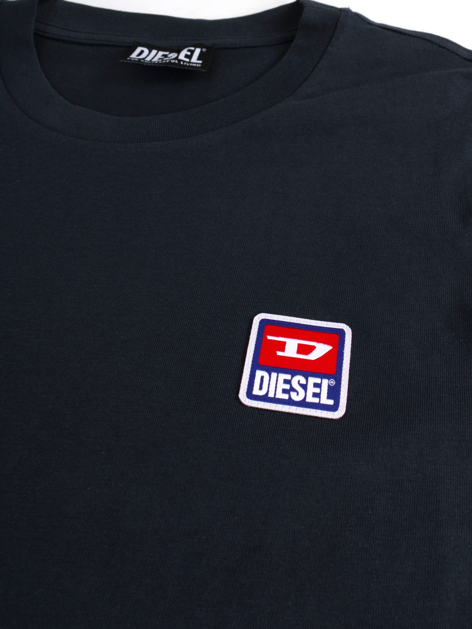 Diesel Rundhalsshirt Regular Fit mit Logo-Patch - T-JUST 16