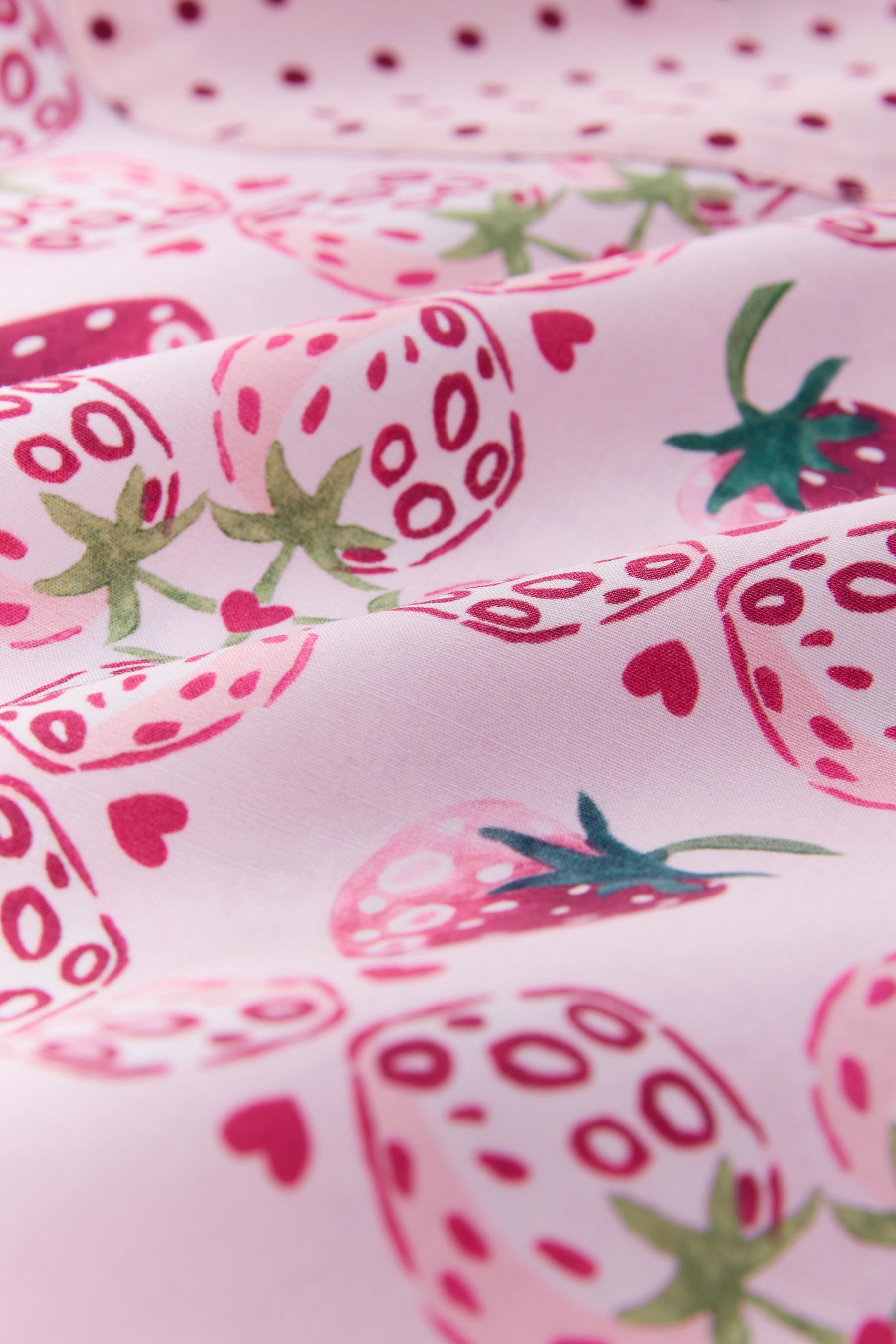 Cath Kidston Pyjama Cath Kidston Schlafanzug mit Karo-Himbeer-Print (2 tlg)
